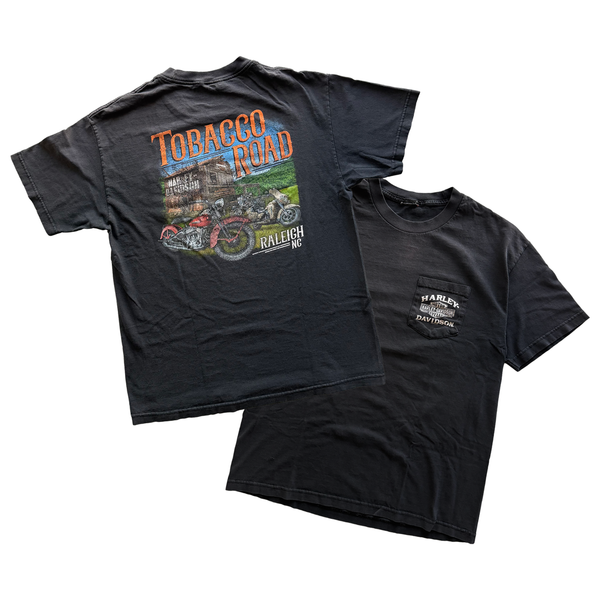Vintage 2000s Harley Davidson Tobacco Road Raleigh NC Tee