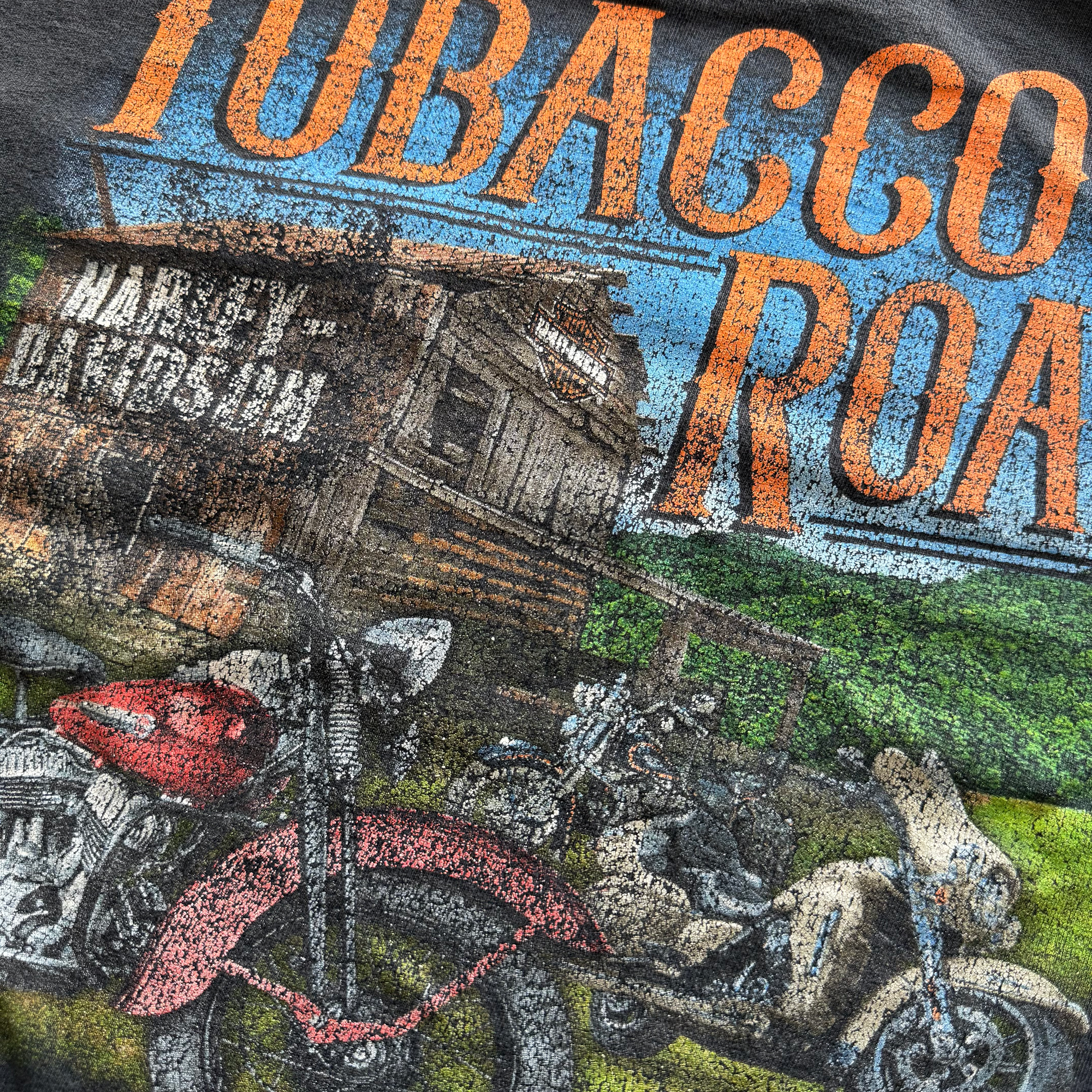 Vintage 2000s Harley Davidson Tobacco Road Raleigh NC Tee