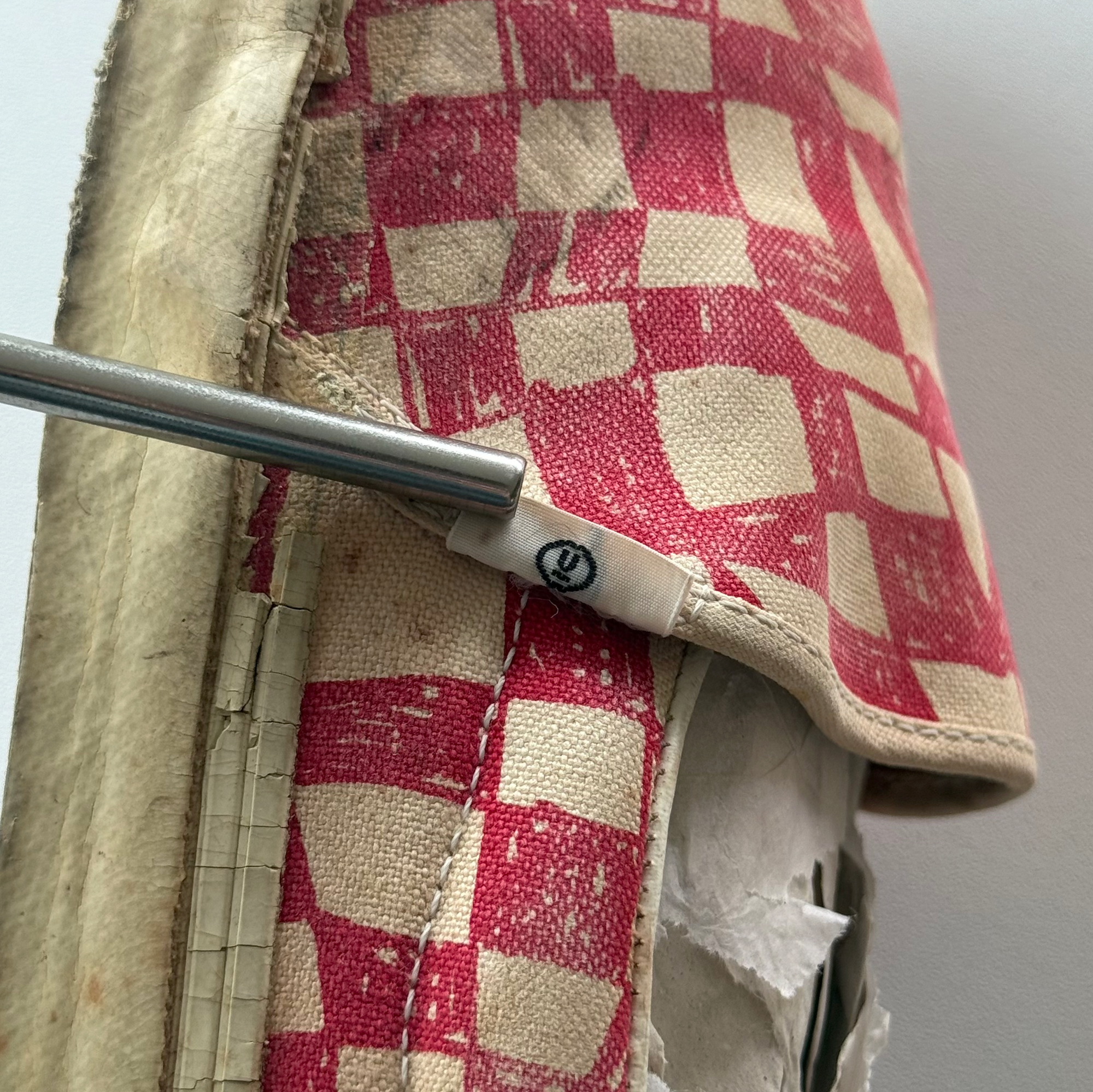 Undercover AW03 Paper Doll Red Checkerboard Vans