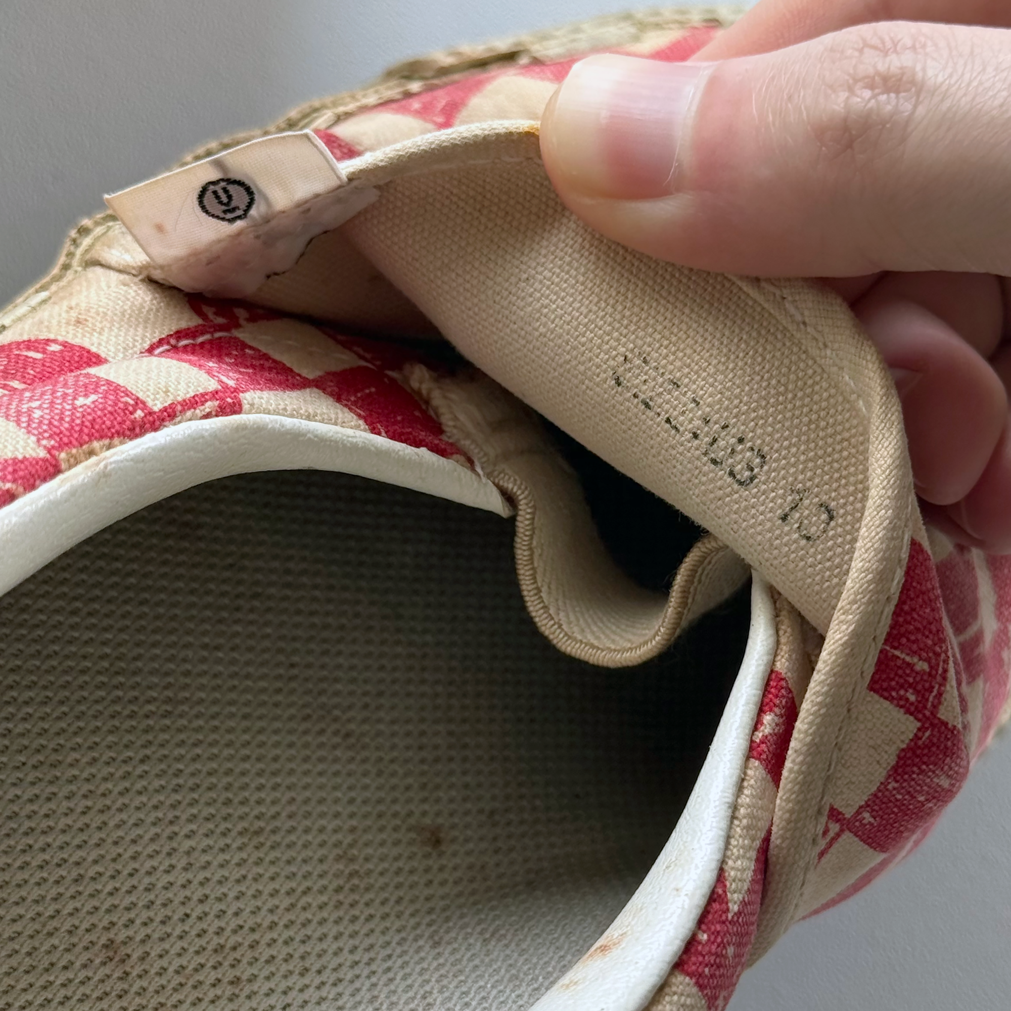 Undercover AW03 Paper Doll Red Checkerboard Vans