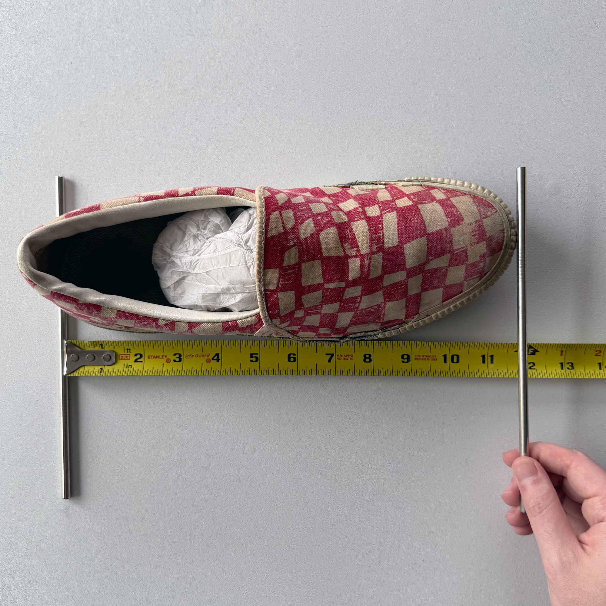 Undercover AW03 Paper Doll Red Checkerboard Vans