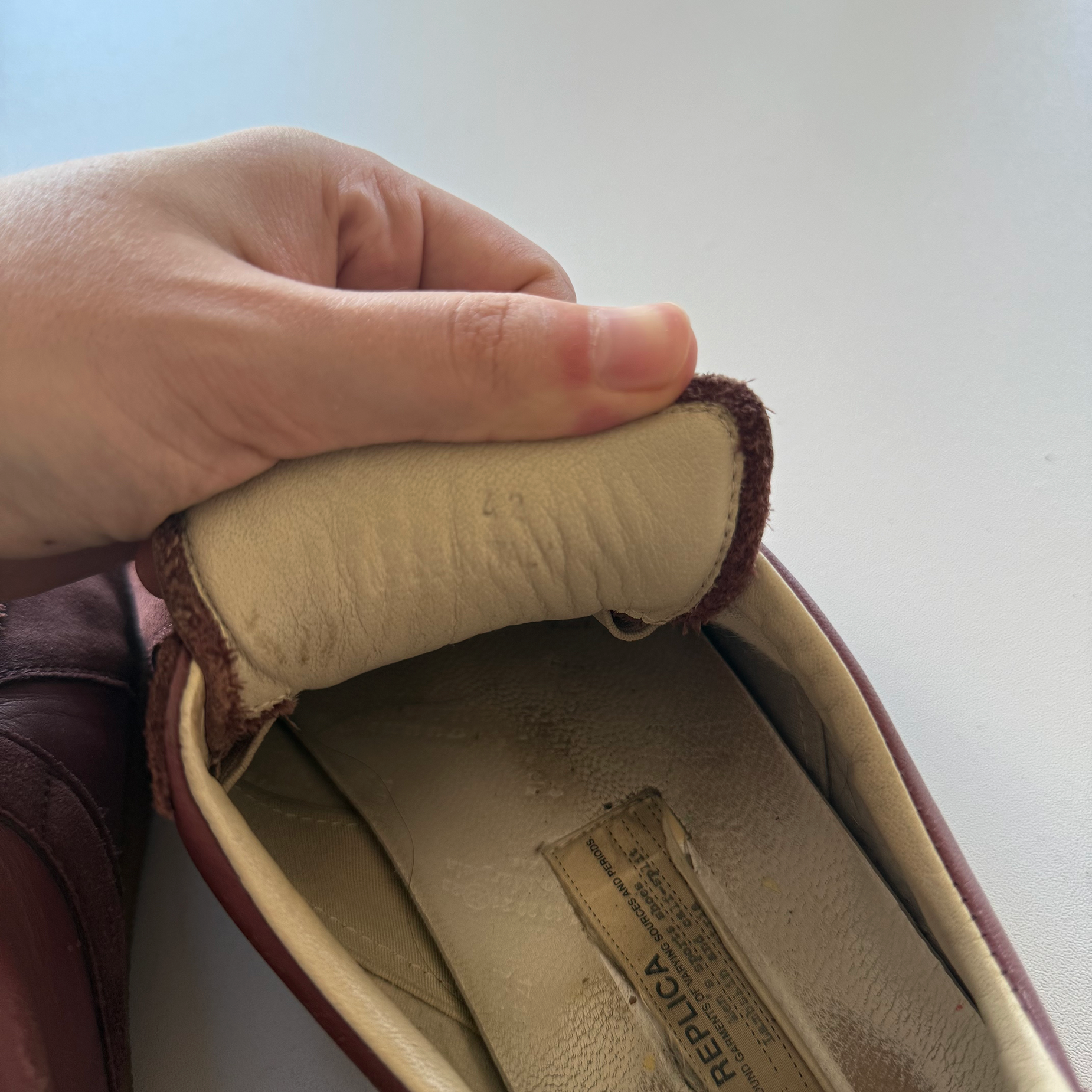 Maison Margiela 2016 Bordeaux GATs (EU 42)