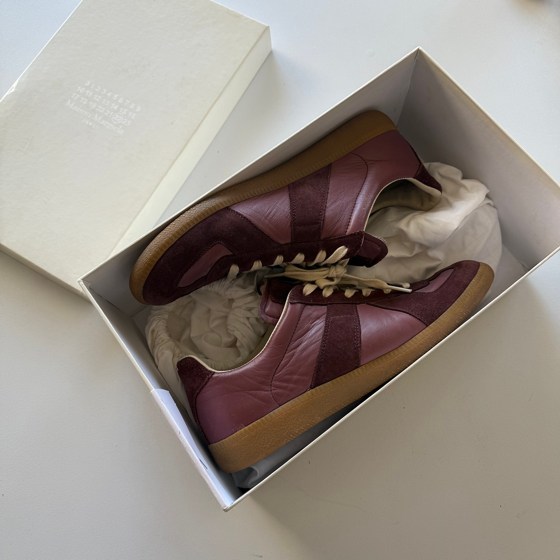 Maison Margiela 2016 Bordeaux GATs (EU 42)