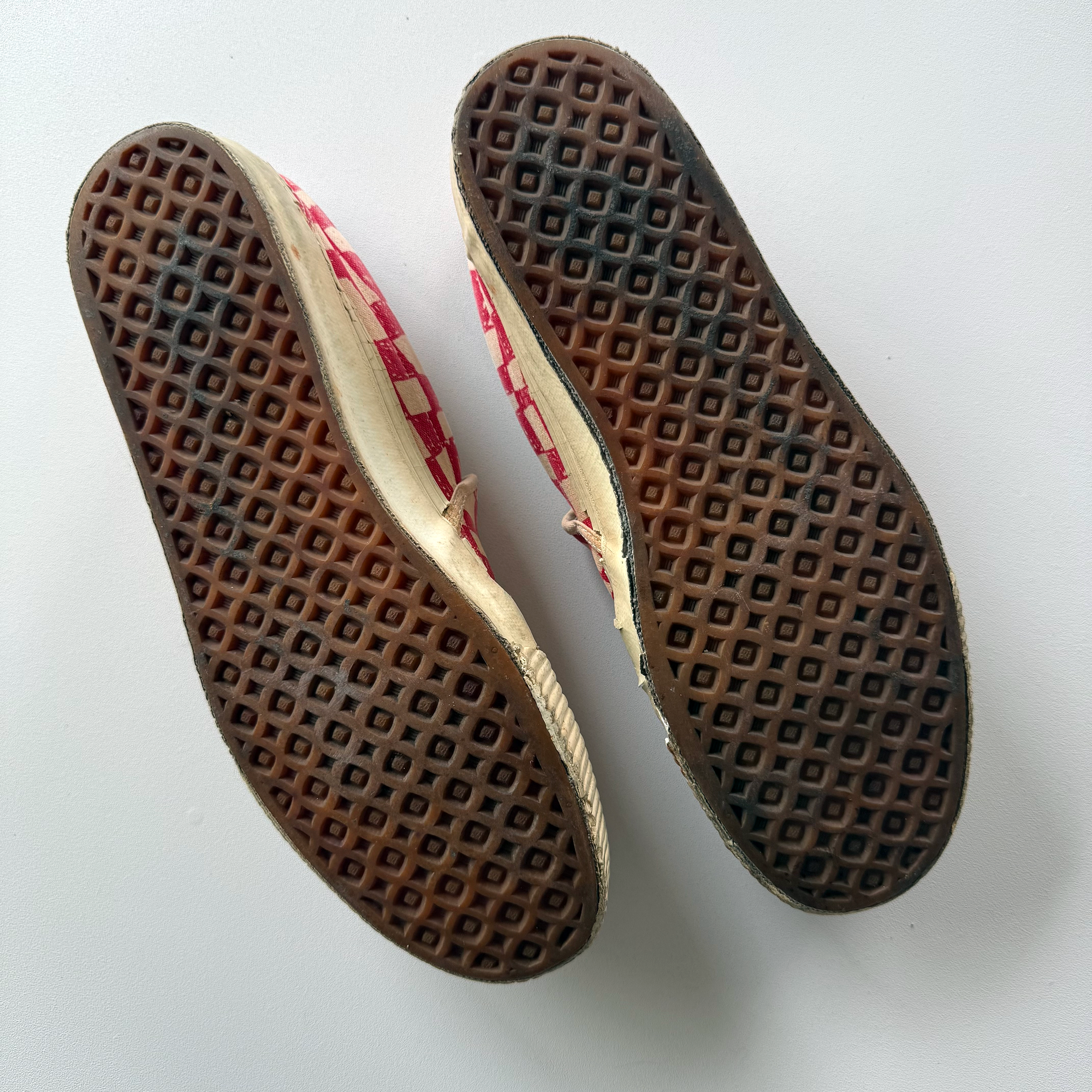 Undercover AW03 Paper Doll Red Checkerboard Vans