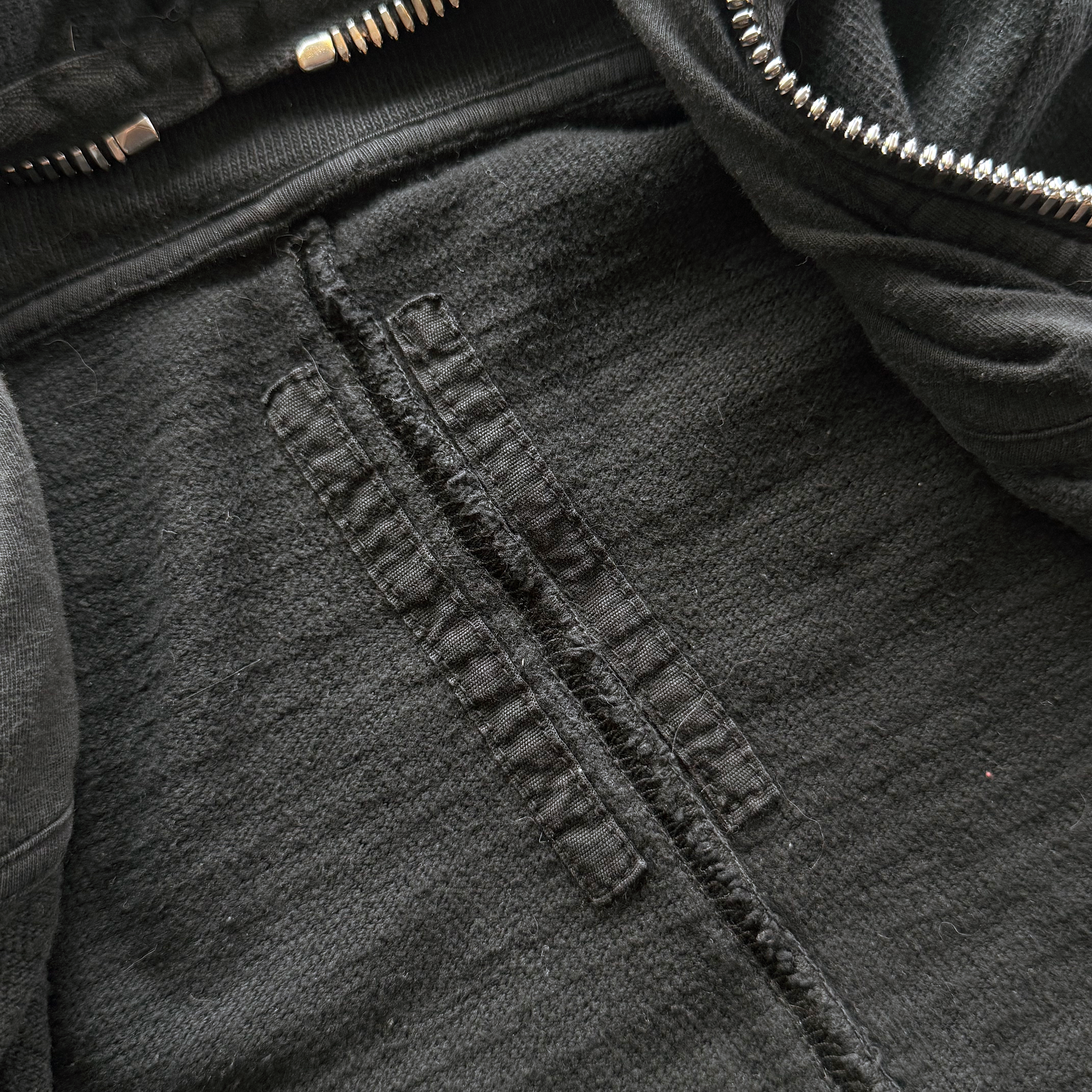 Rick Owens Drkshdw Black Gimp Hoodie