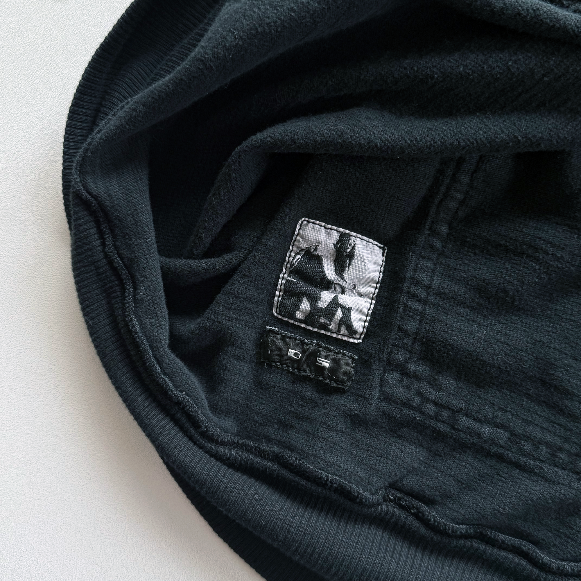 Rick Owens Drkshdw Black Gimp Hoodie