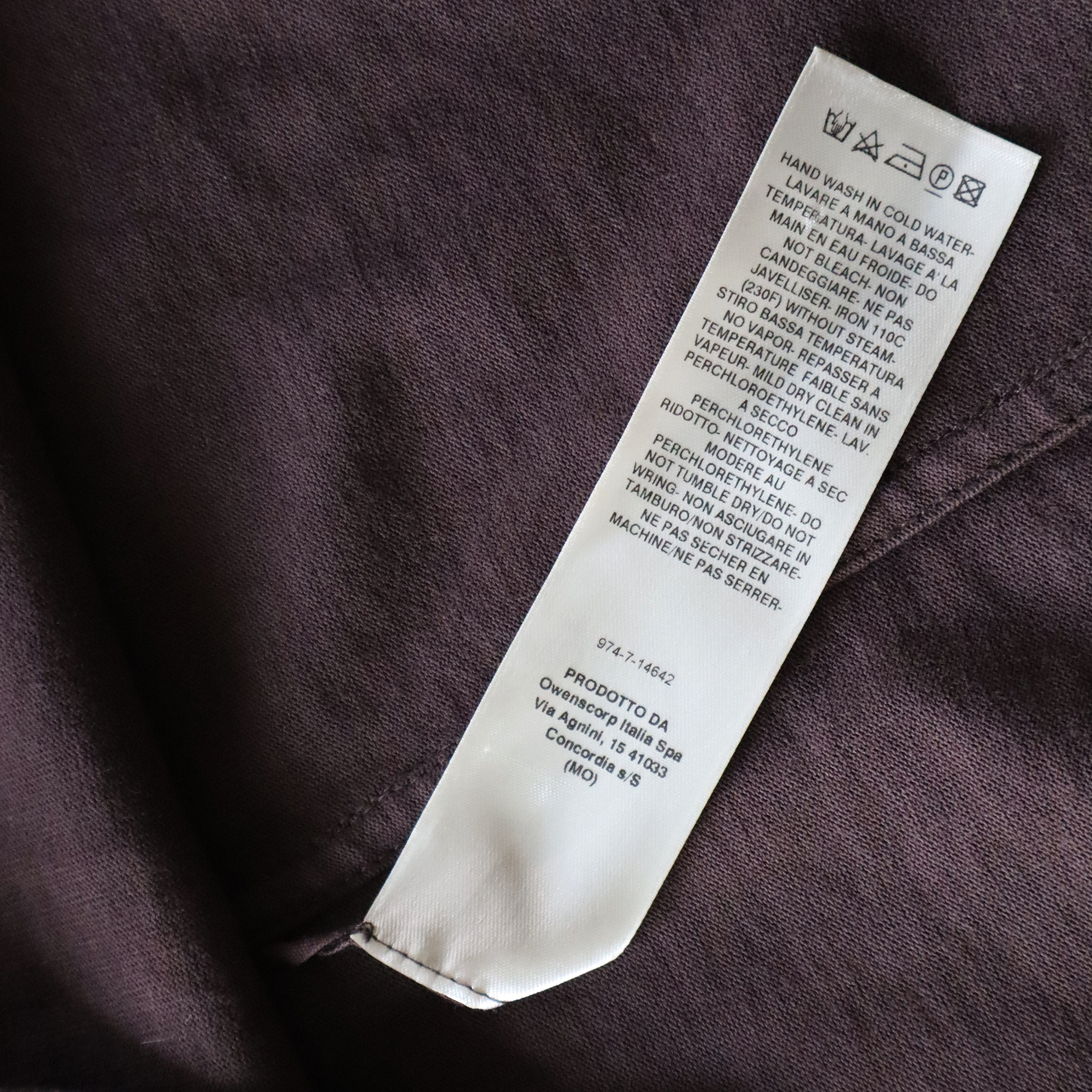 Rick Owens | SS20 TECUATL | Oversized Blood Tee Shirt