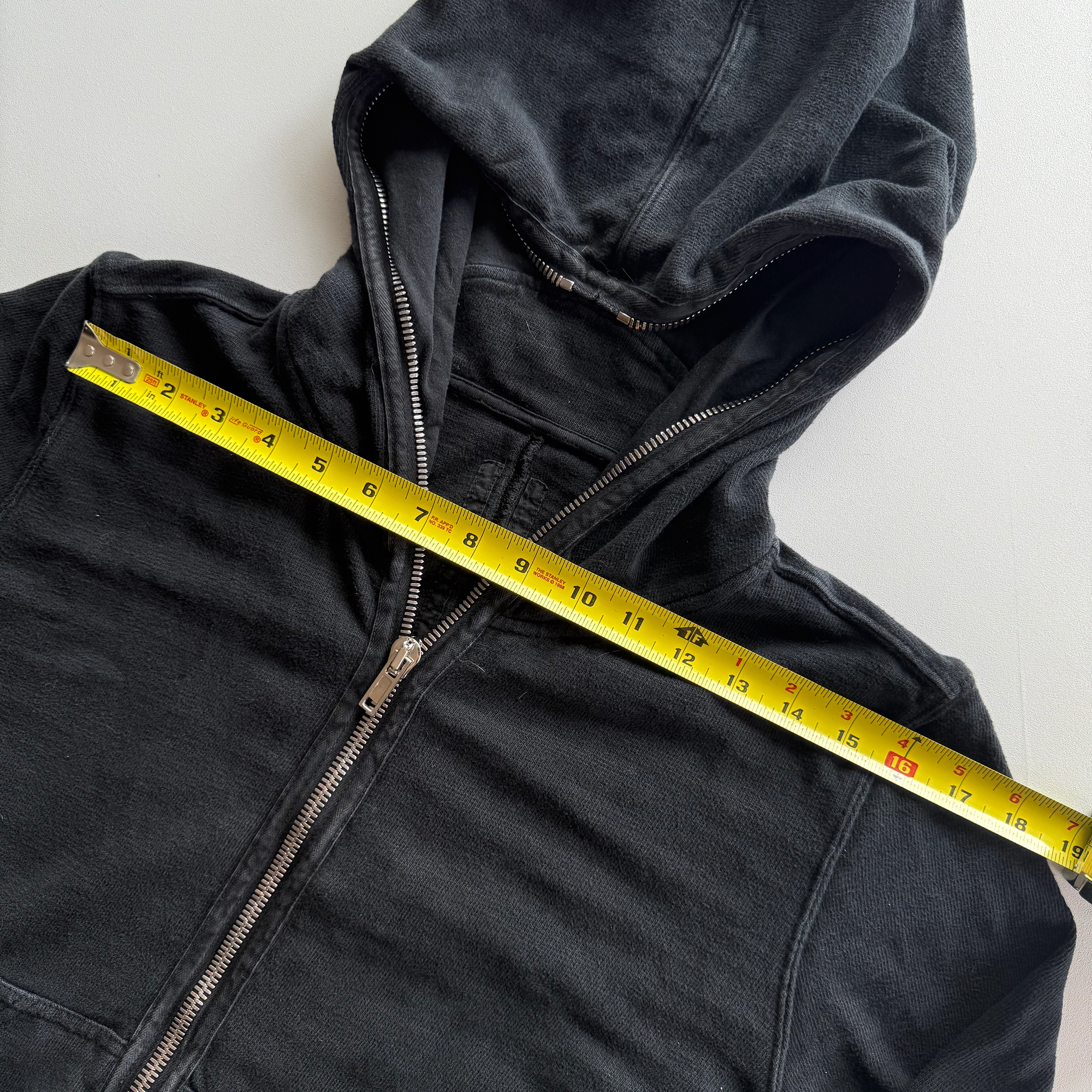 Rick Owens Drkshdw Black Gimp Hoodie