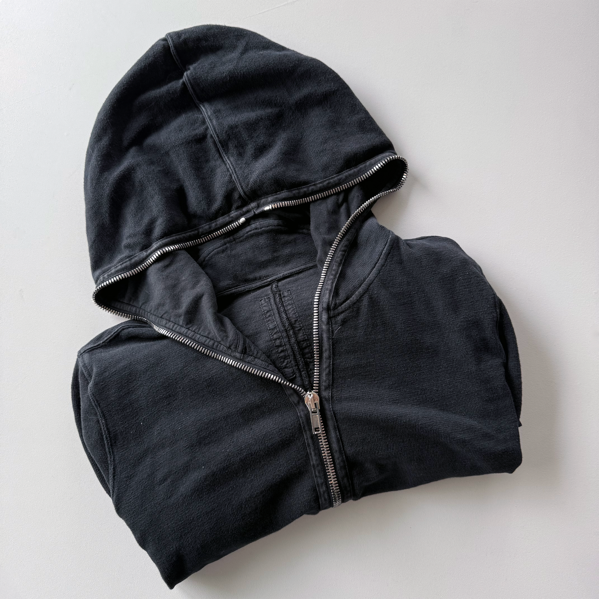 Rick Owens Drkshdw Black Gimp Hoodie