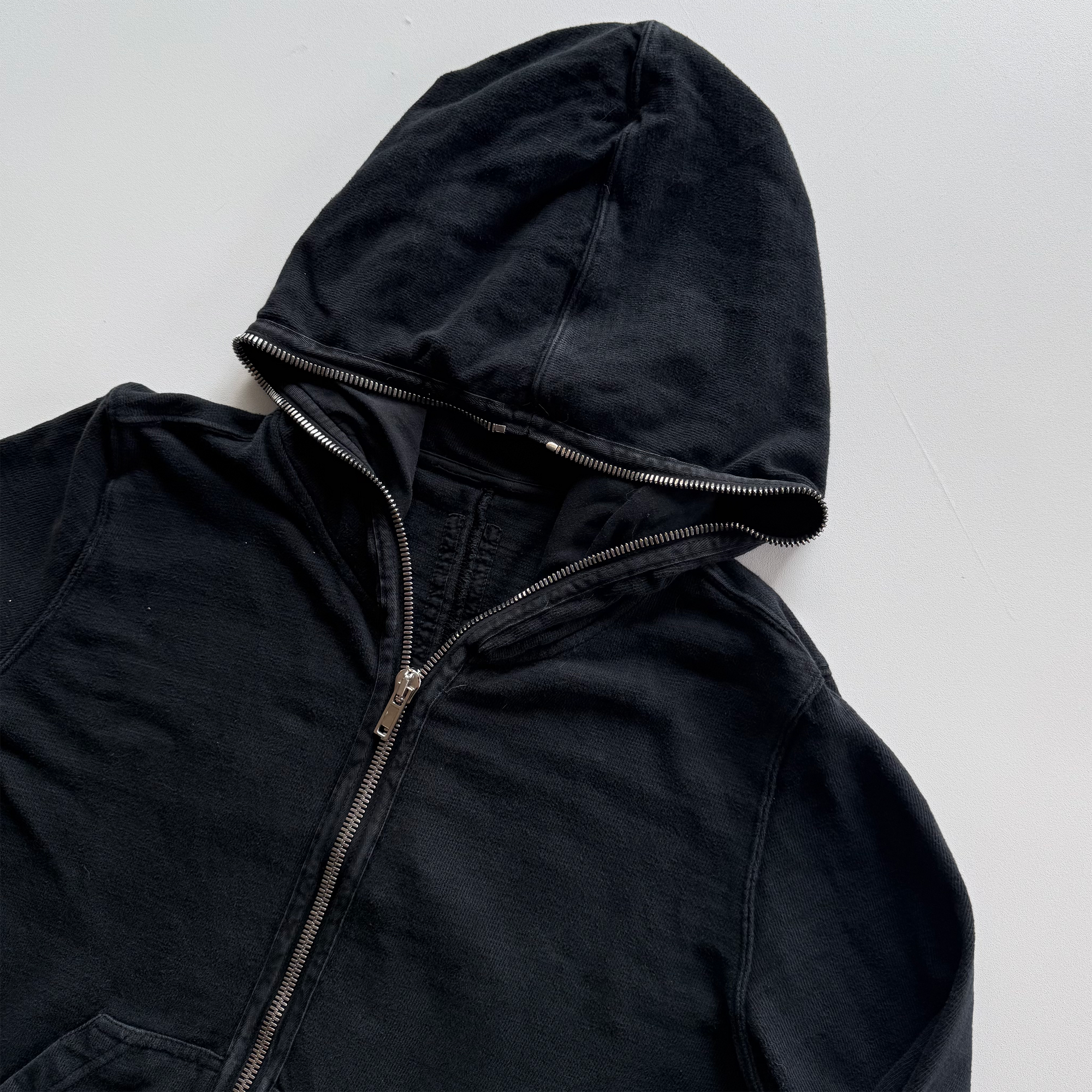 Rick Owens Drkshdw Black Gimp Hoodie