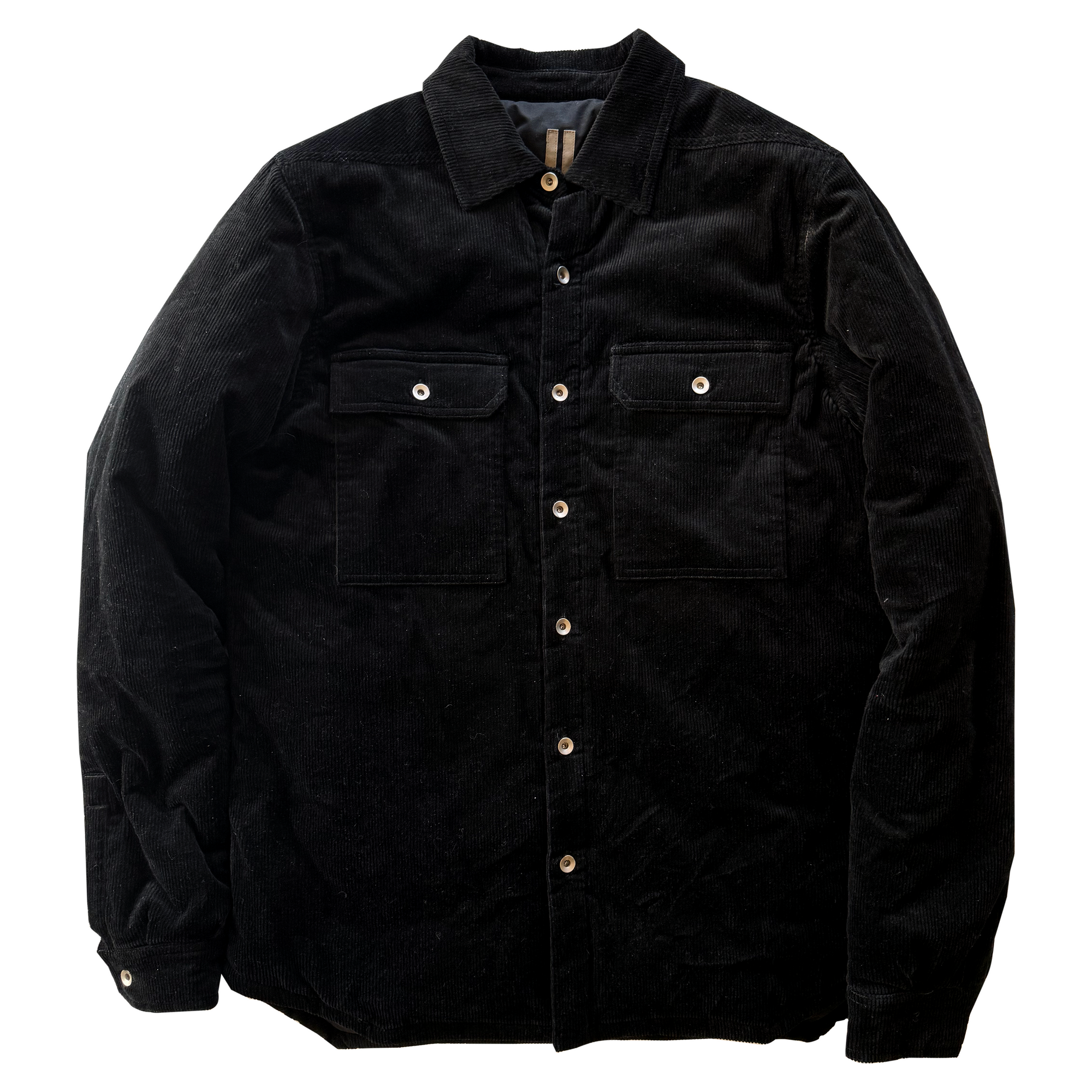 Rick Owens DRKSHDW FW22 Padded Corduroy Outershirt ($1755)
