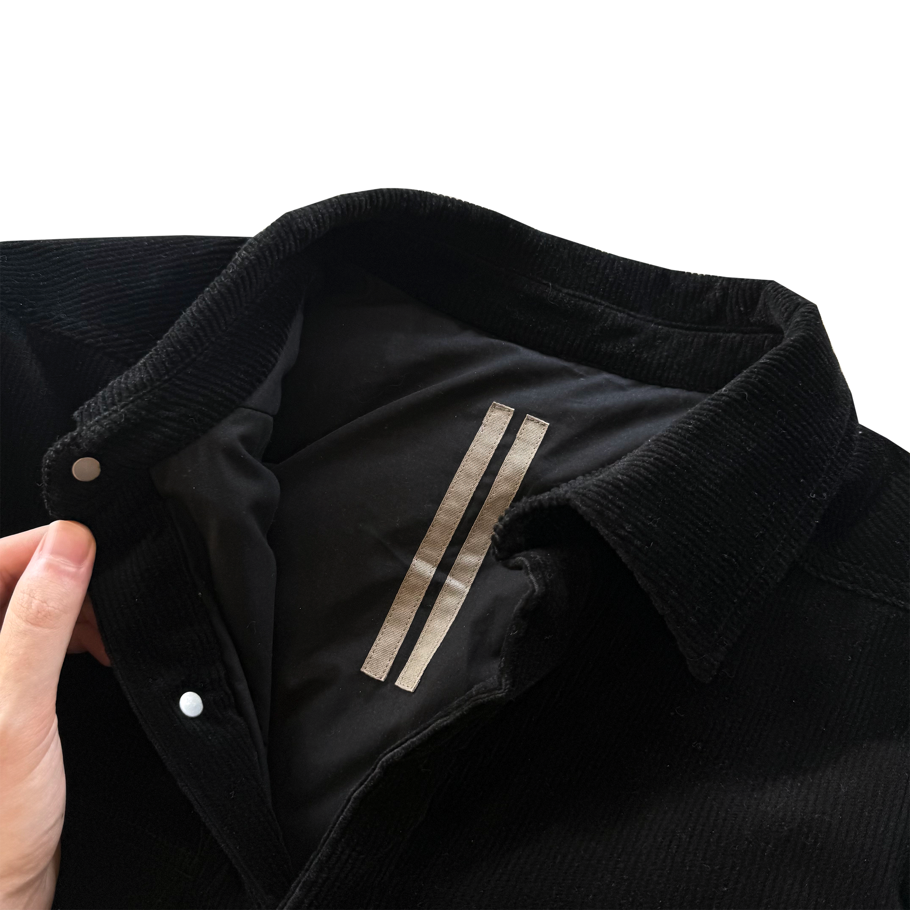 Rick Owens DRKSHDW FW22 Padded Corduroy Outershirt ($1755)