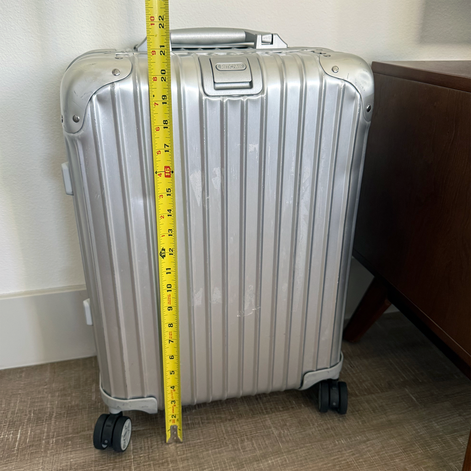 Rimowa Cabin Carry On OG Aluminum Suitcase