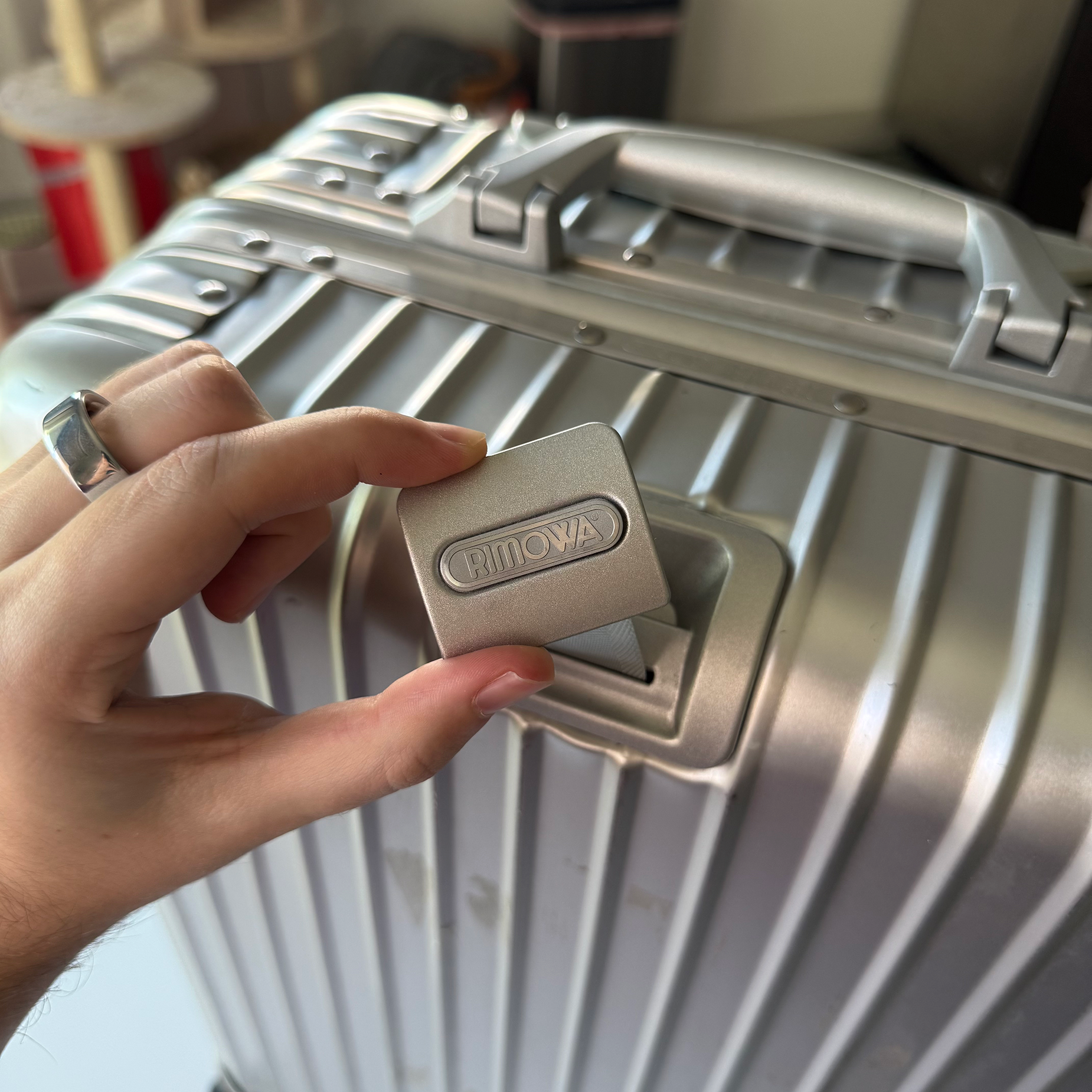 Rimowa Cabin Carry On OG Aluminum Suitcase