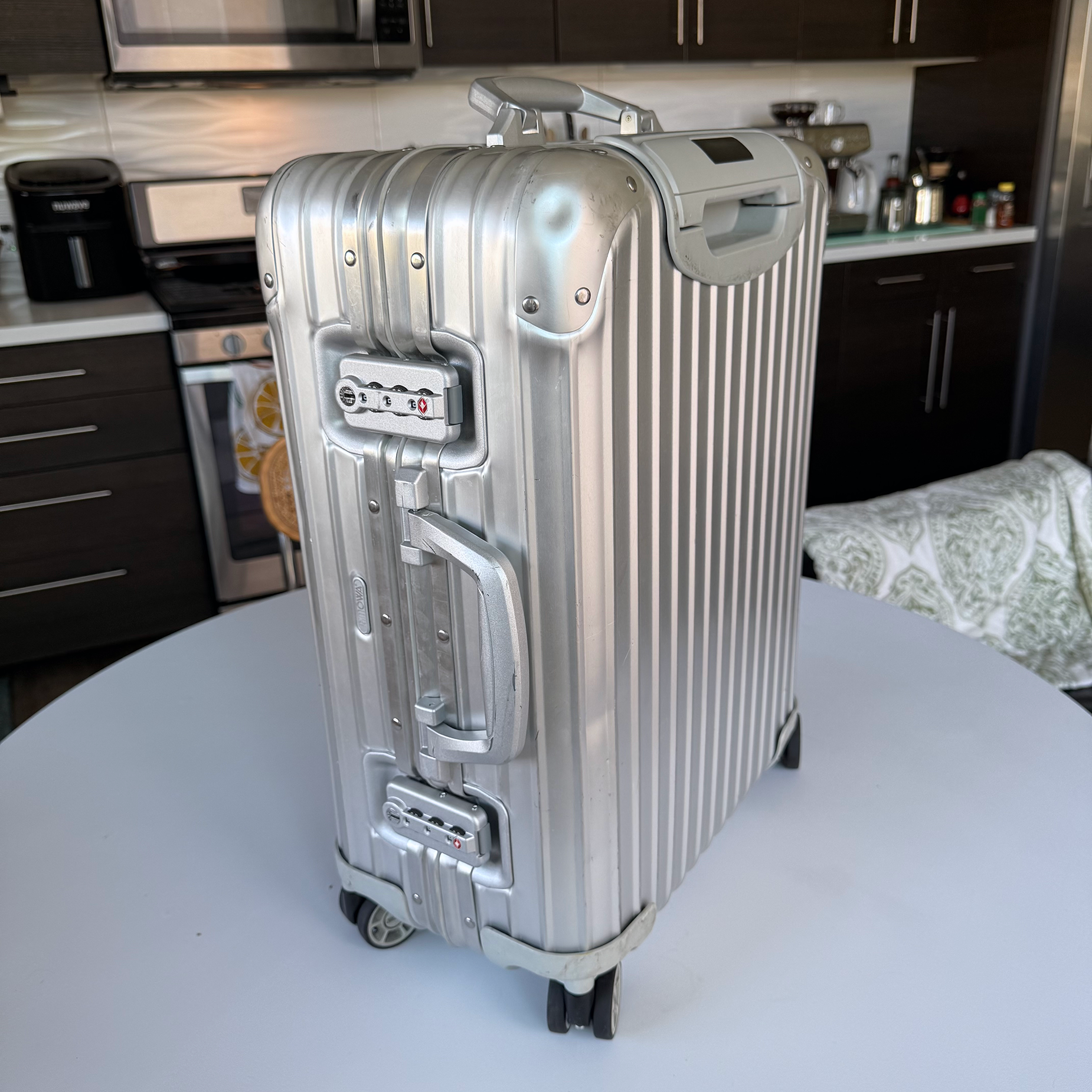 Rimowa Cabin Carry On OG Aluminum Suitcase