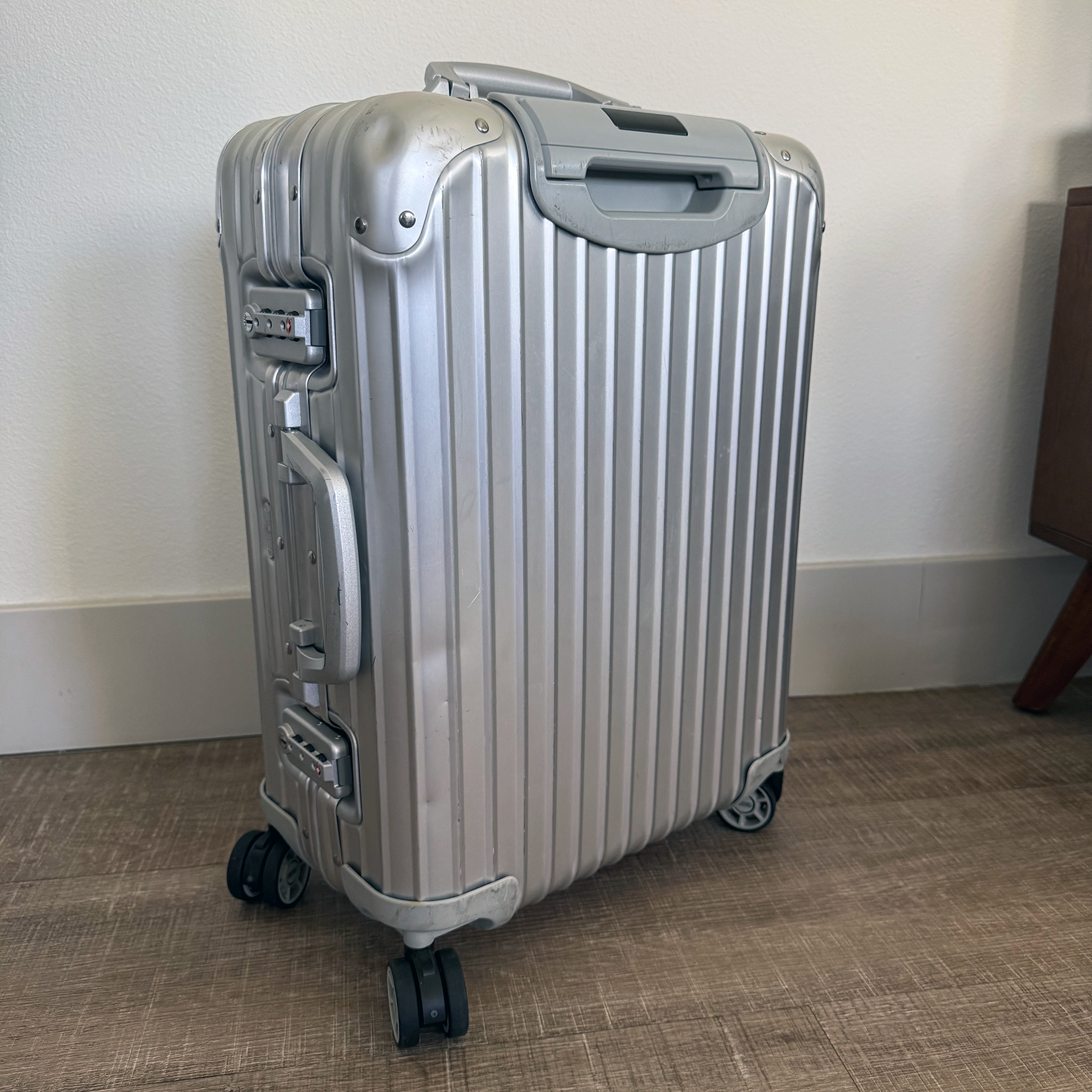 Rimowa Cabin Carry On OG Aluminum Suitcase