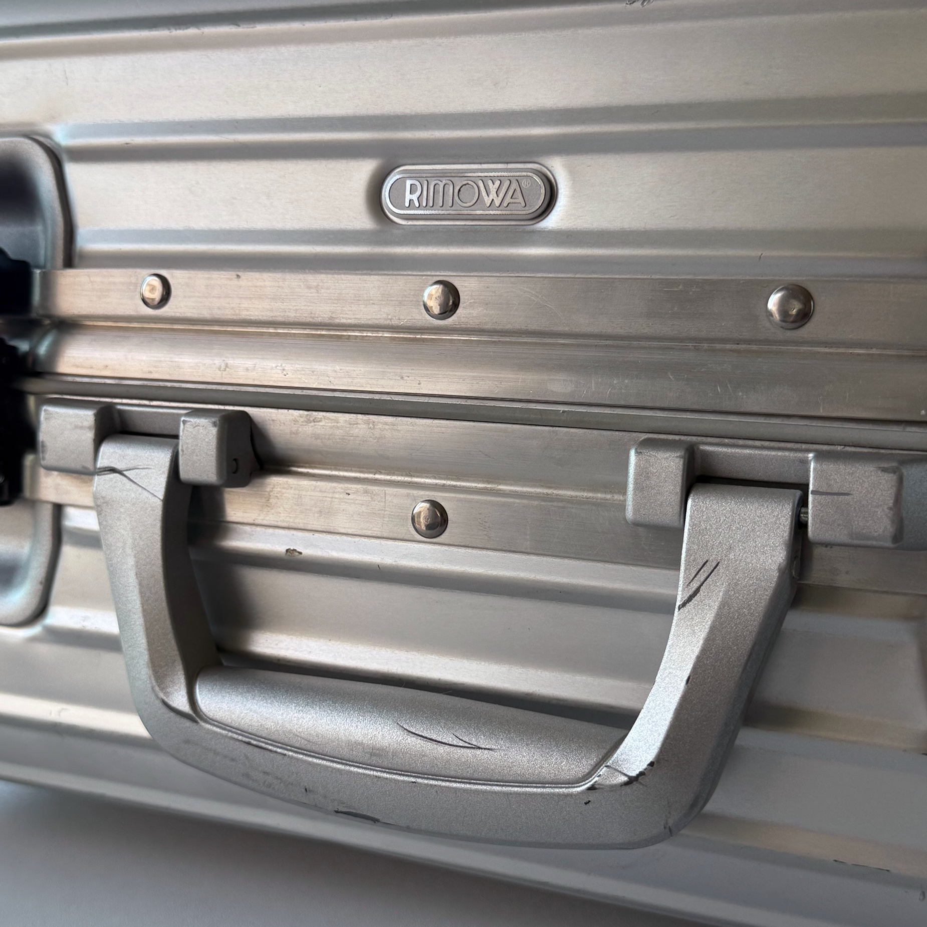 Rimowa Cabin Carry On OG Aluminum Suitcase