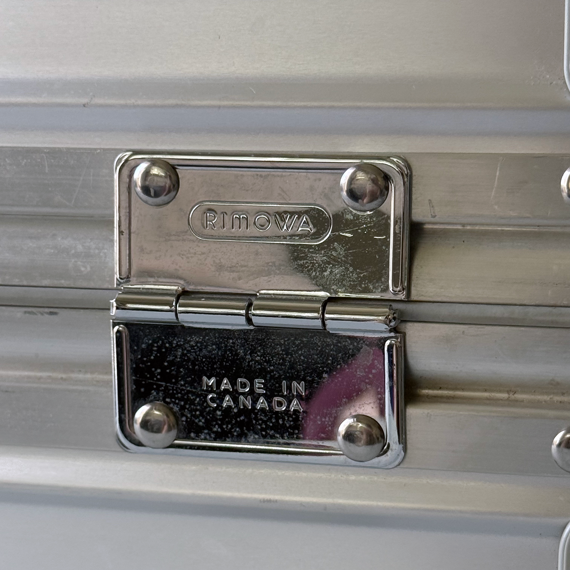 Rimowa Cabin Carry On OG Aluminum Suitcase
