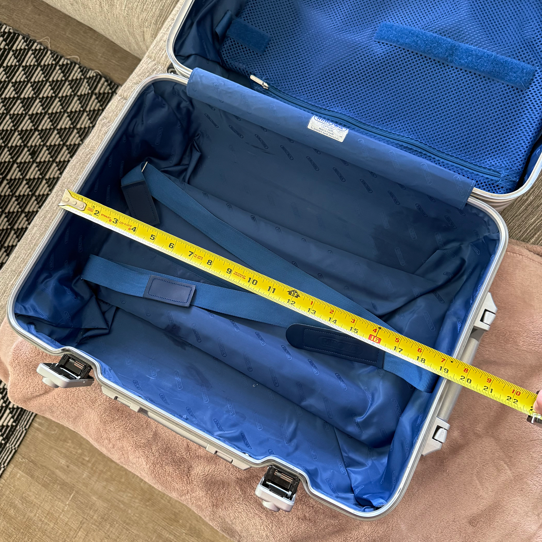 Rimowa Cabin Carry On OG Aluminum Suitcase