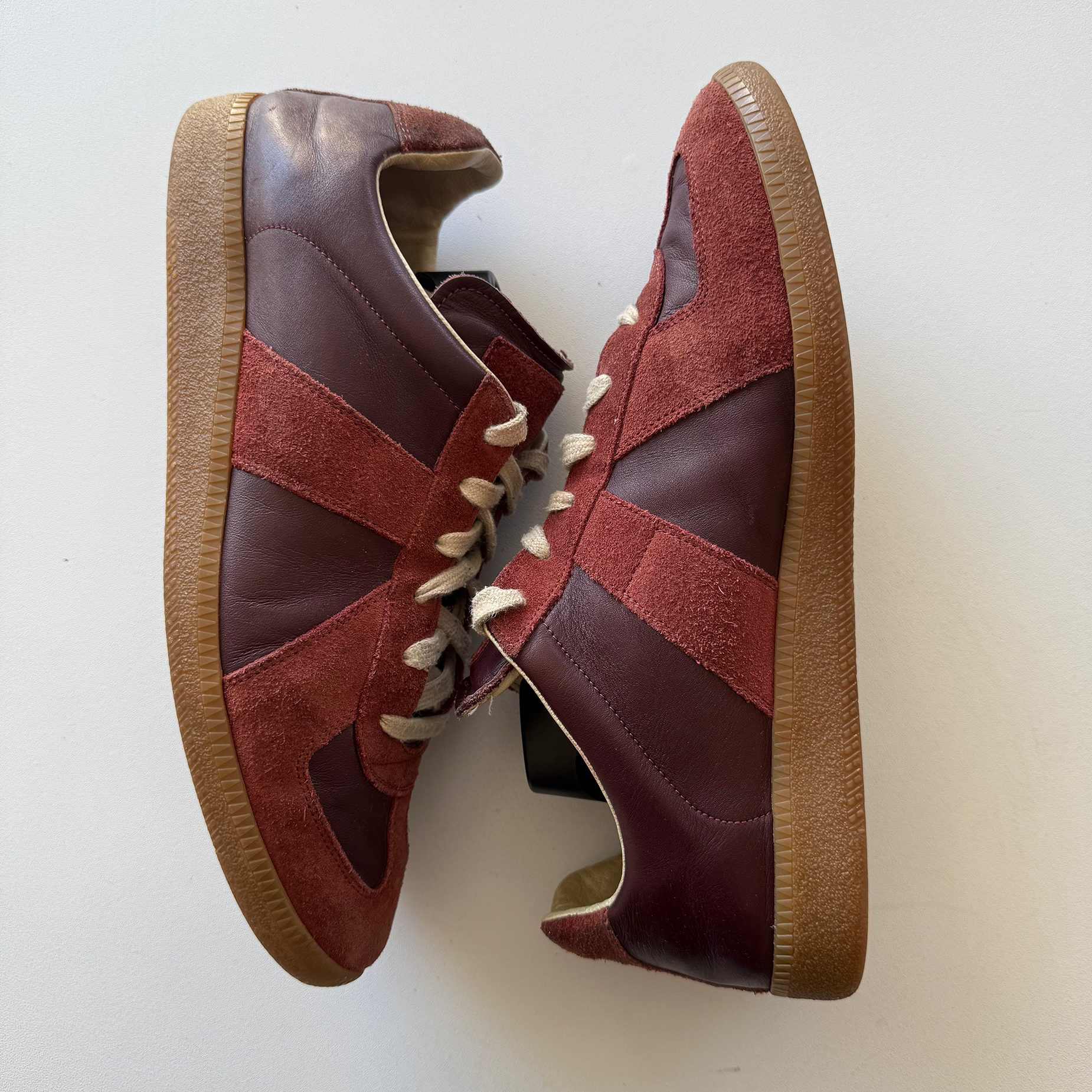 Maison Margiela Burgundy GATs (EU 43)