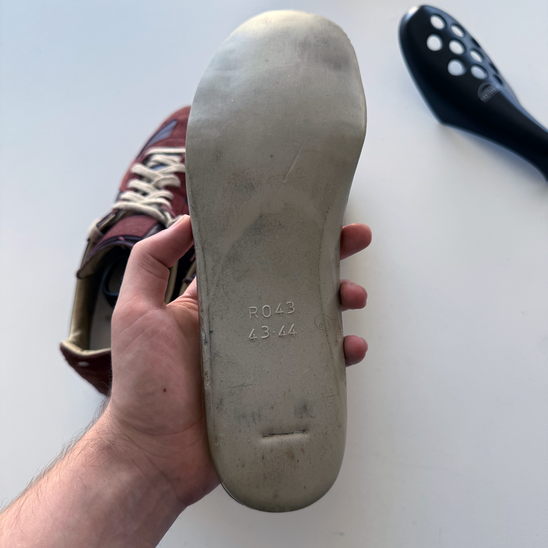 Maison Margiela Burgundy GATs (EU 43)