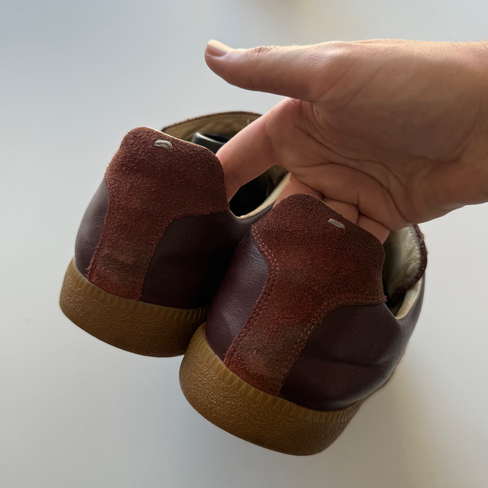 Maison Margiela Burgundy GATs (EU 43)