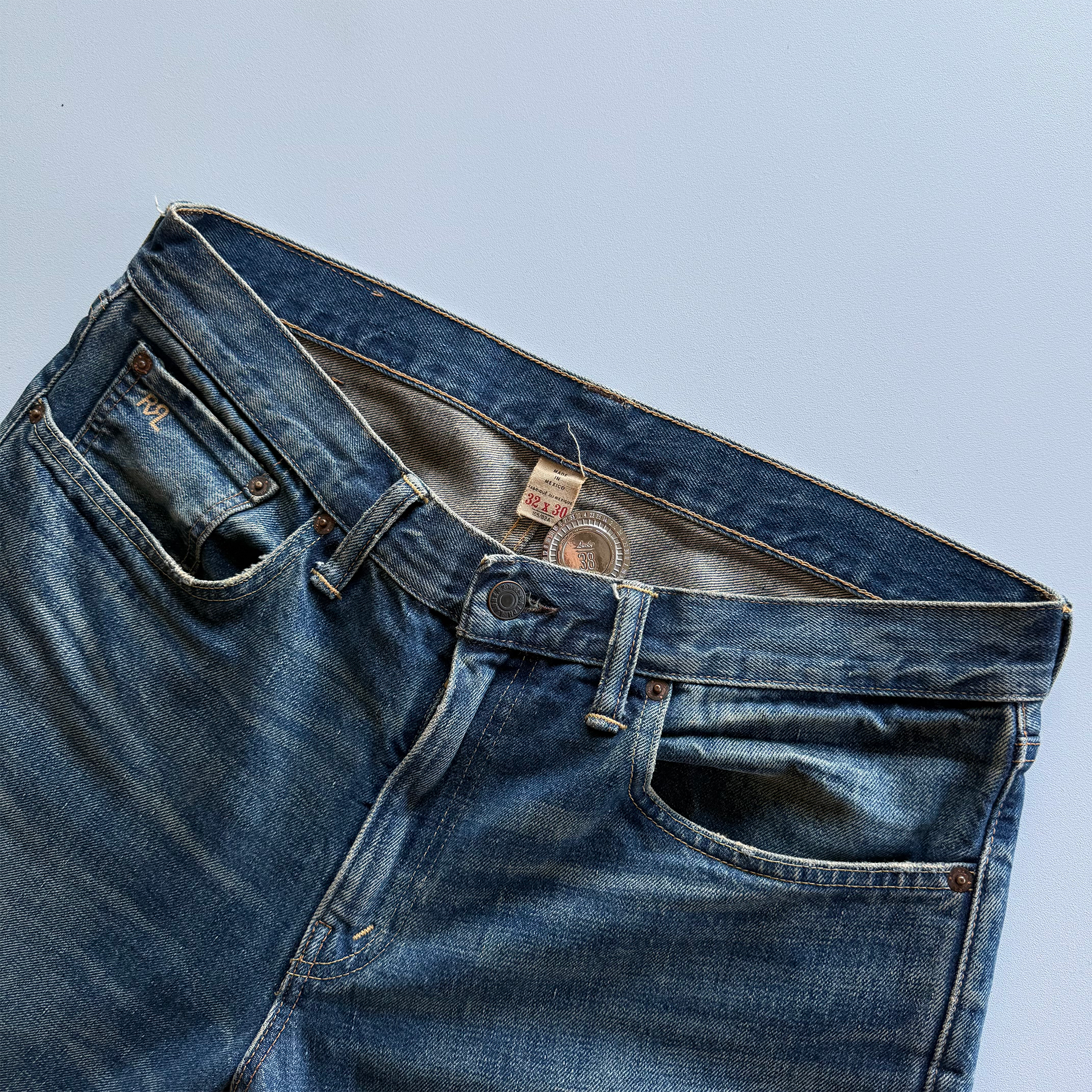 RRL Ralph Lauren Slim Fit Union Standard Denim Pants