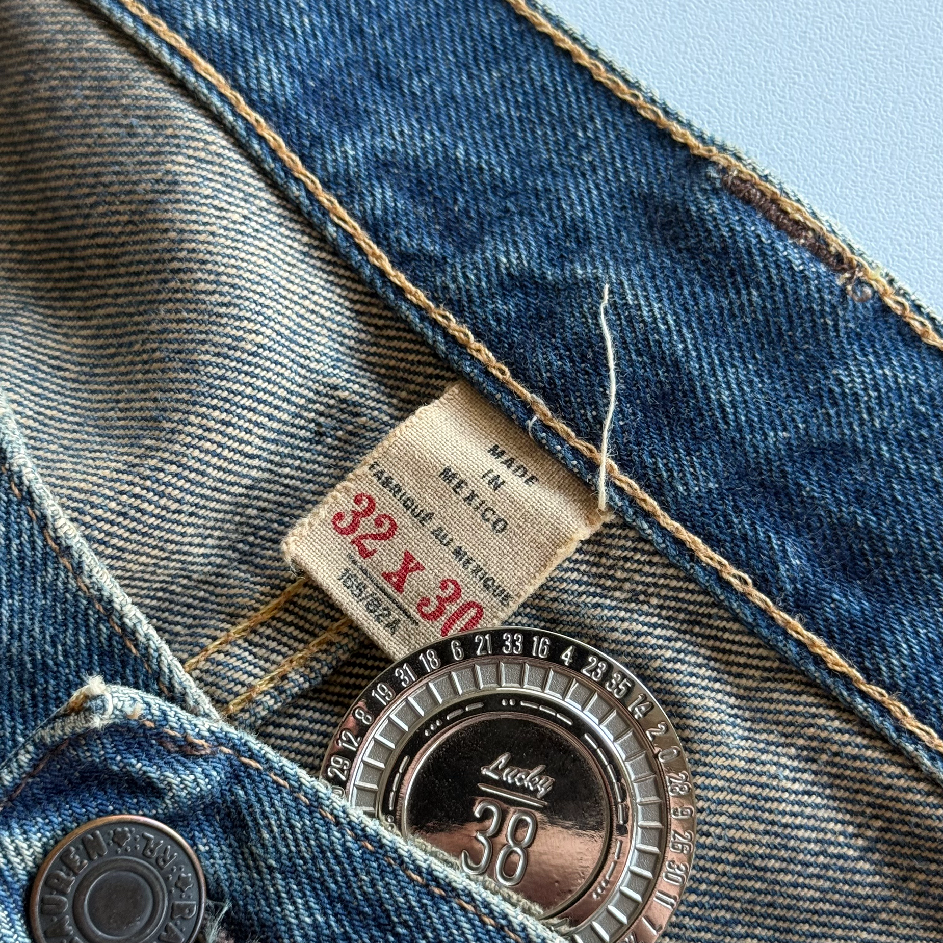 RRL Ralph Lauren Slim Fit Union Standard Denim Pants