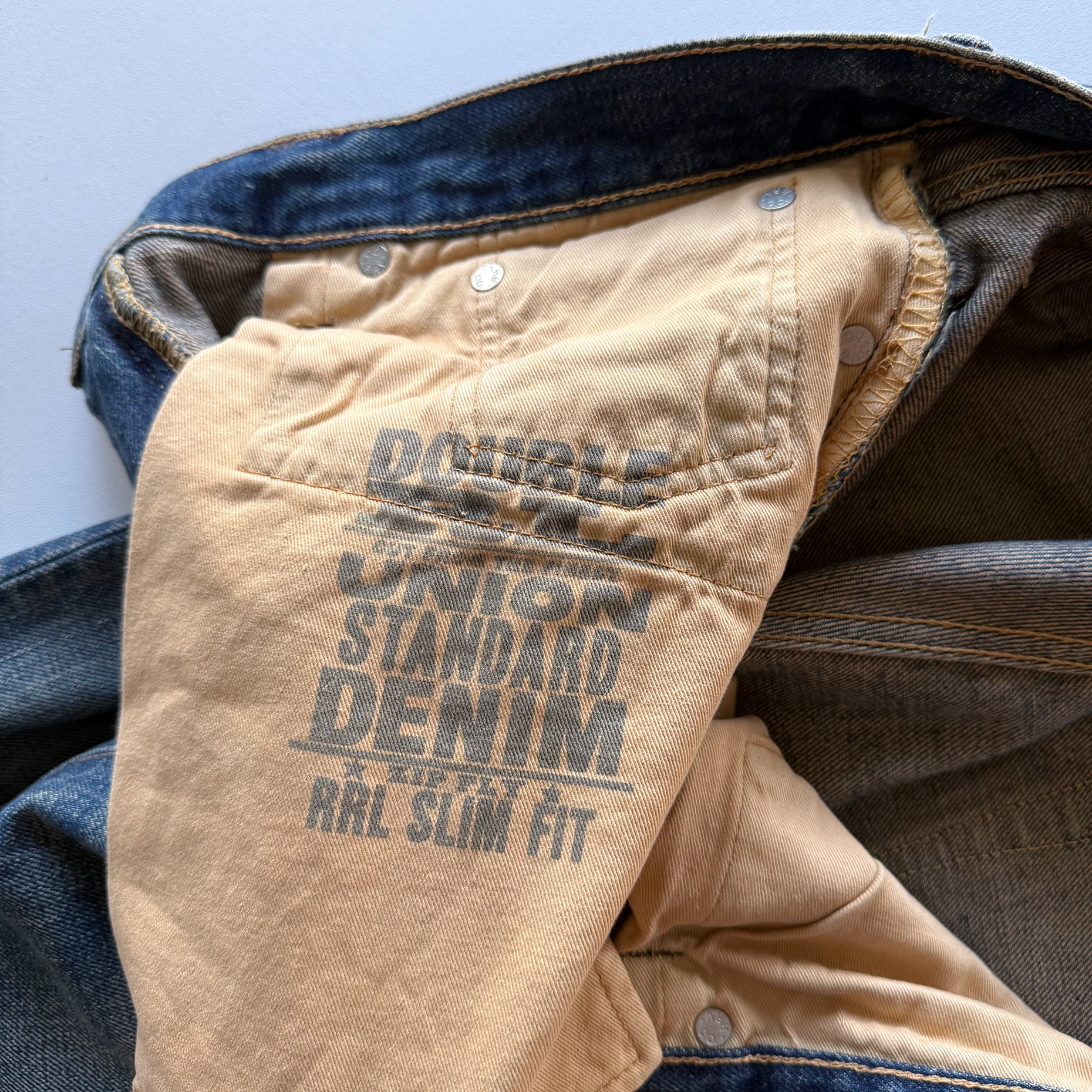 RRL Ralph Lauren Slim Fit Union Standard Denim Pants