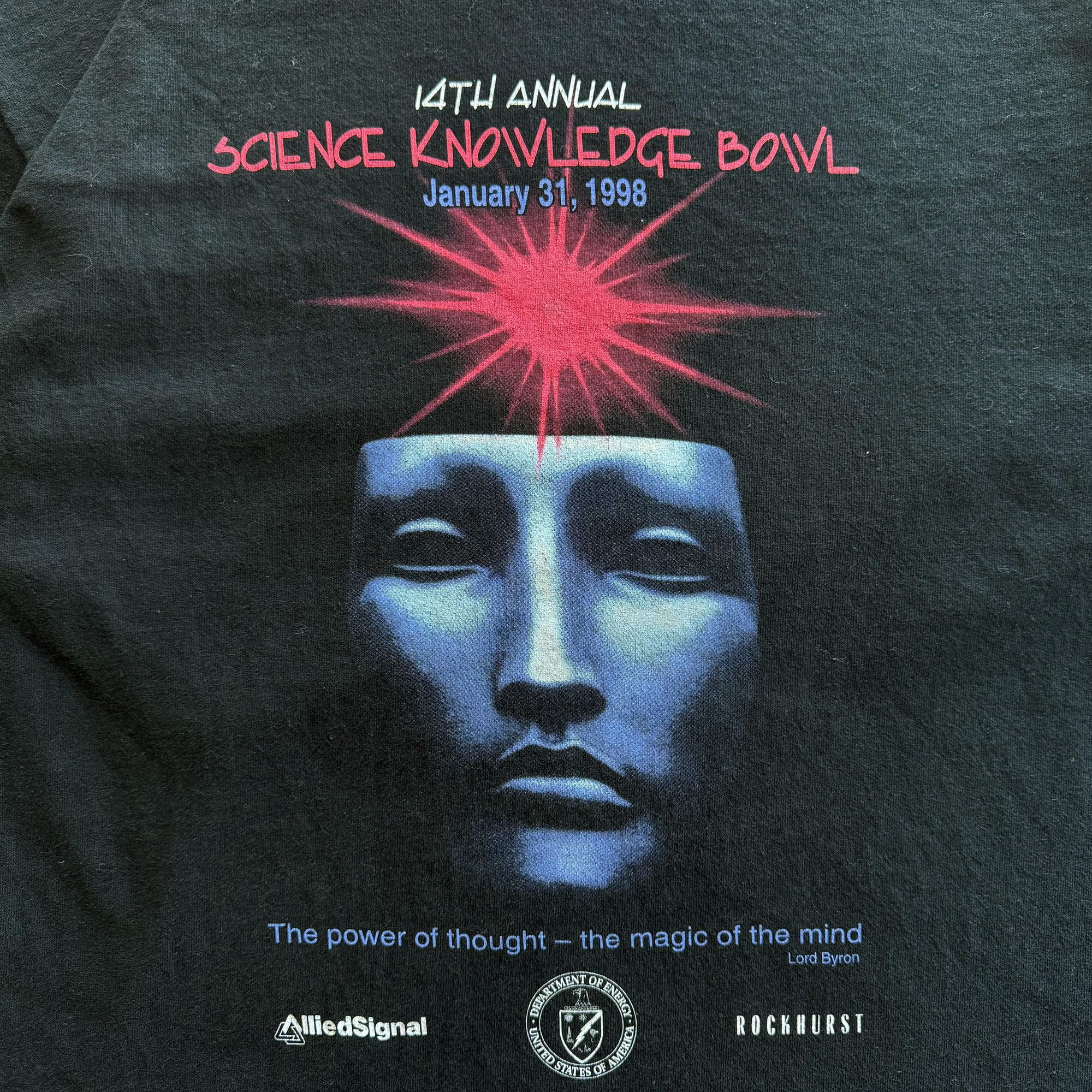 Vintage 1998 Science Knowledge Bowl Tee