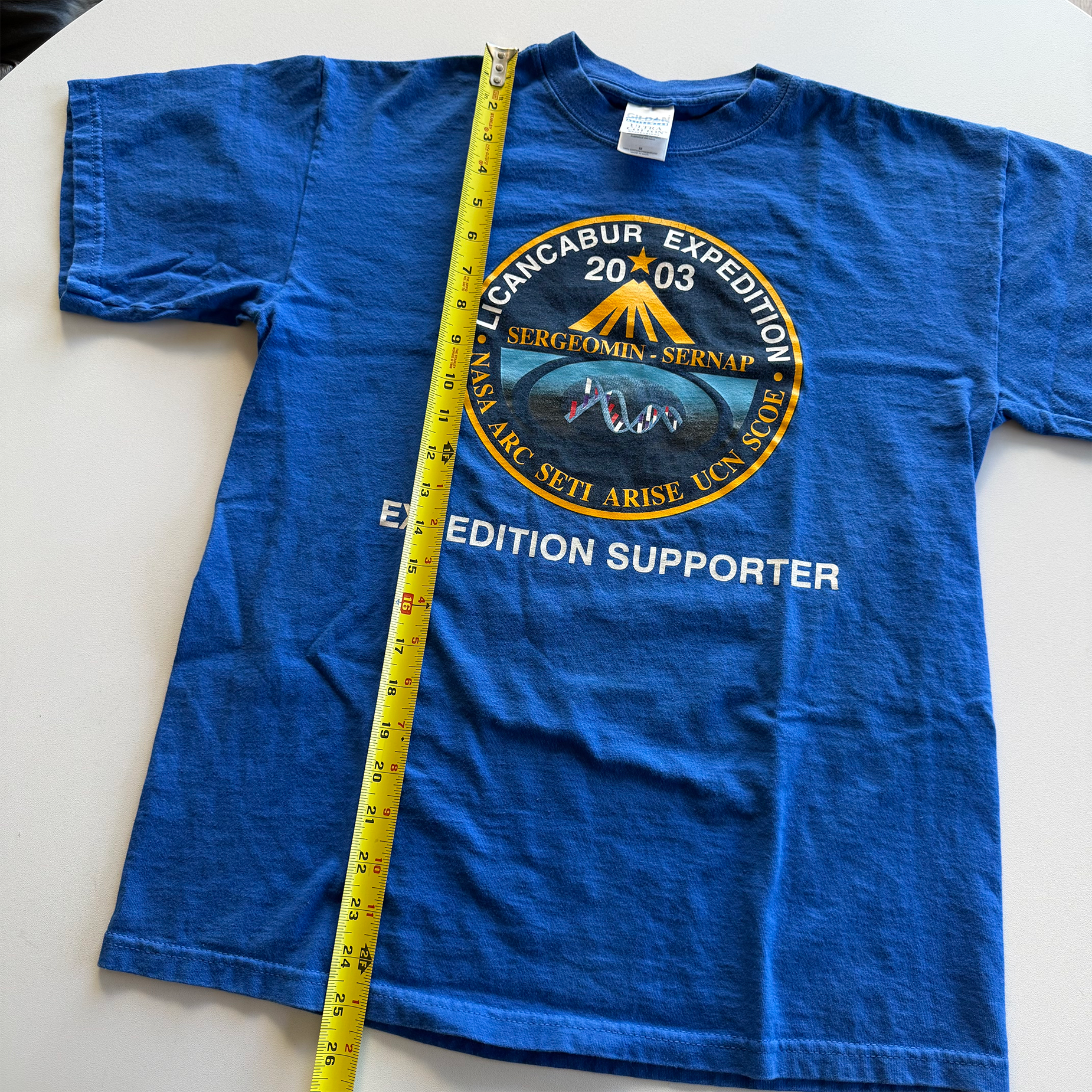 Vintage 2003 NASA x SETI Licancabur Expedition Tee