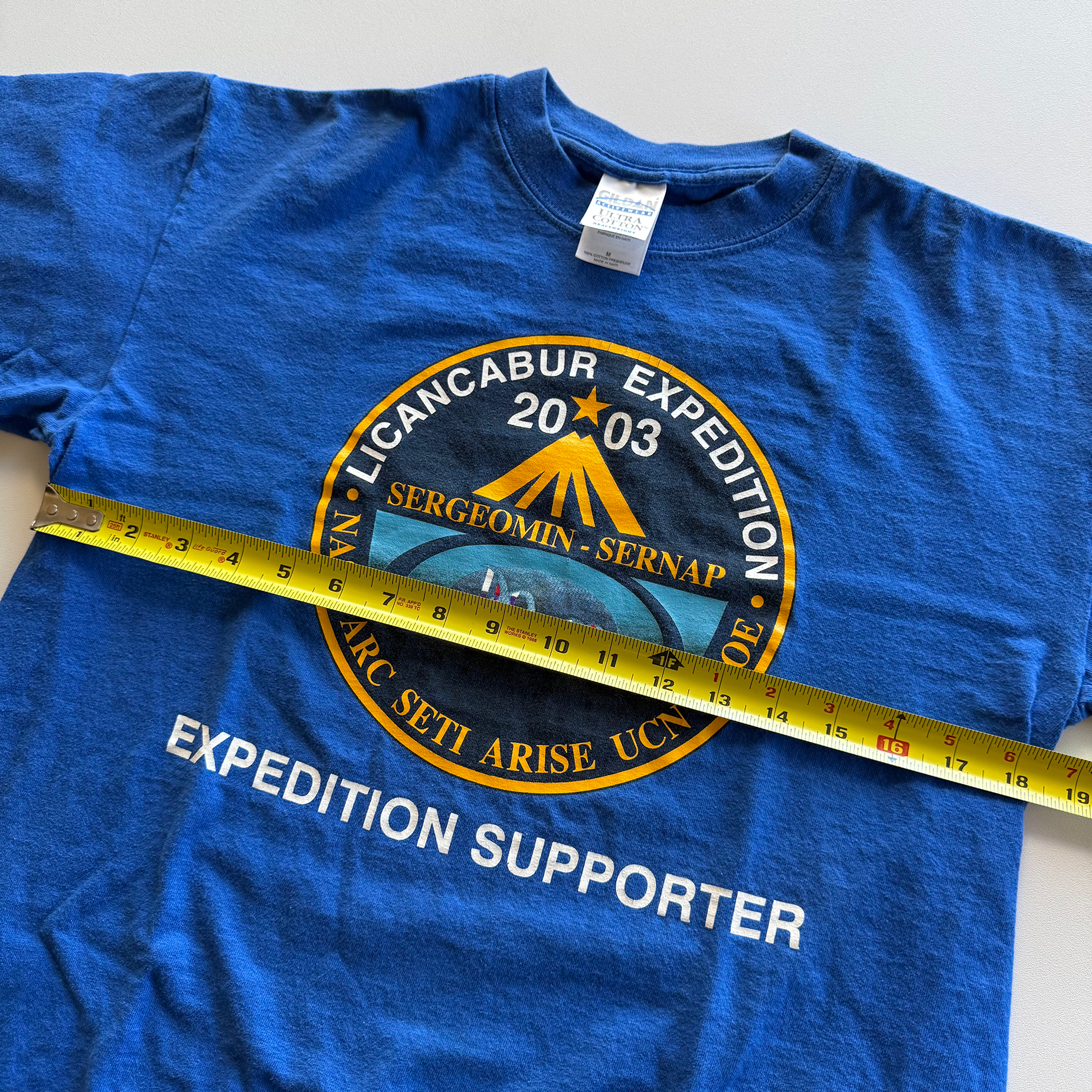 Vintage 2003 NASA x SETI Licancabur Expedition Tee