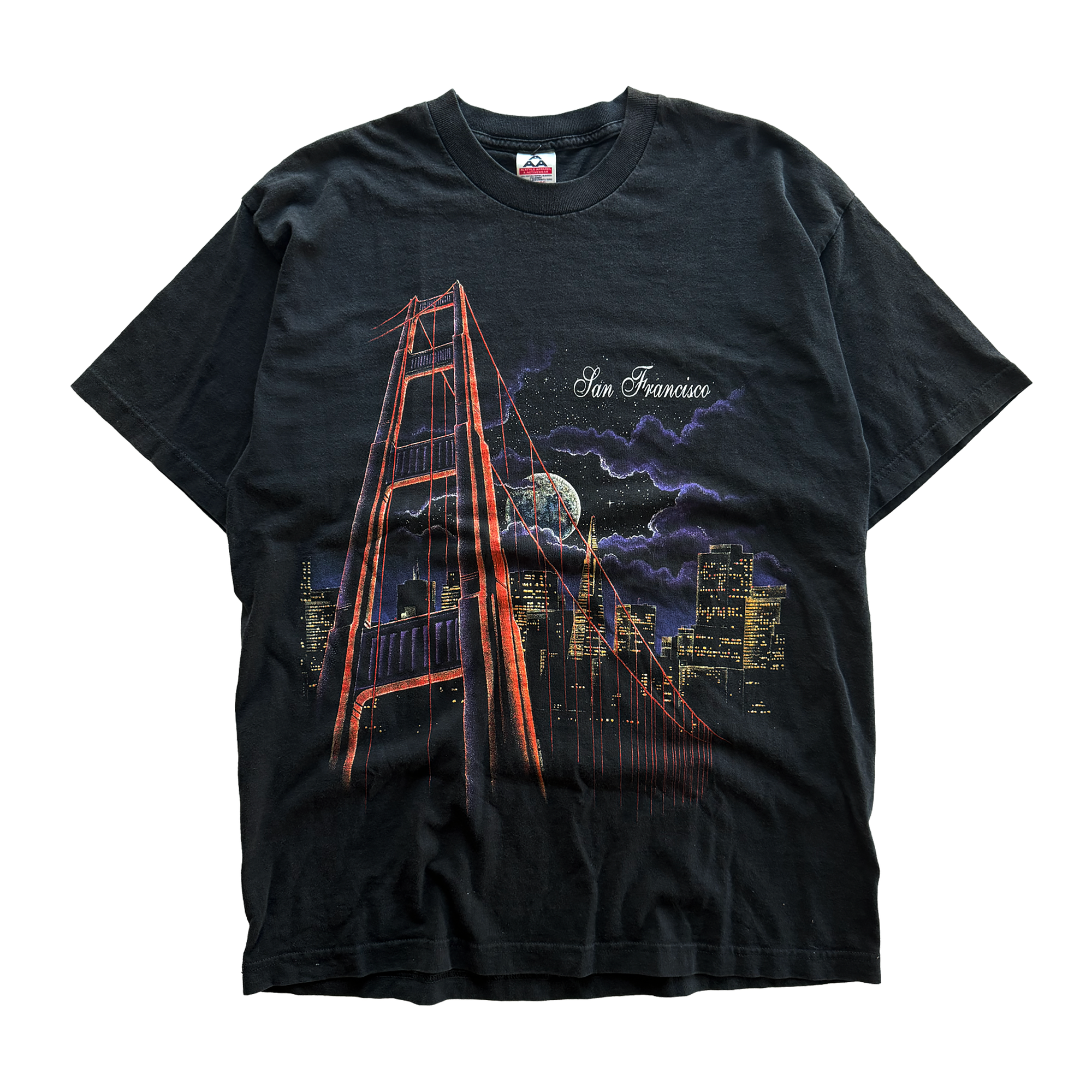 Vintage 1998 San Francisco Night Skyline Tee