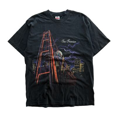 Vintage 1998 San Francisco Night Skyline Tee