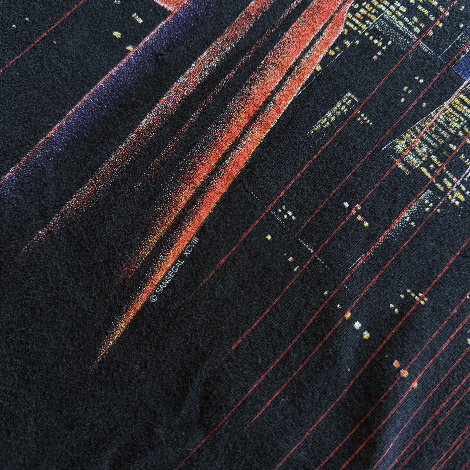 Vintage 1998 San Francisco Night Skyline Tee