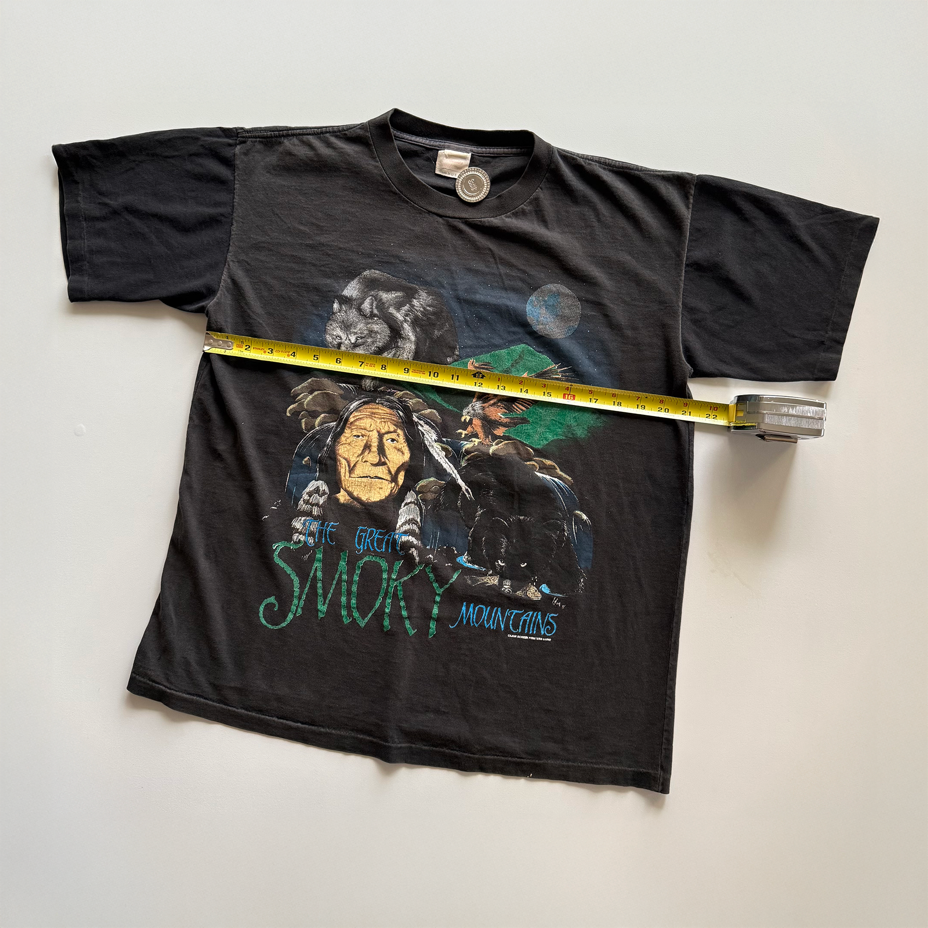 Vintage 1992 Great Smoky Mountains Wilderness Nature Tee