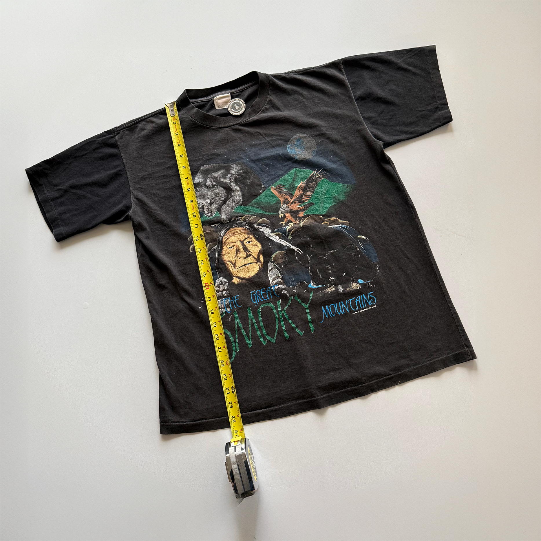 Vintage 1992 Great Smoky Mountains Wilderness Nature Tee