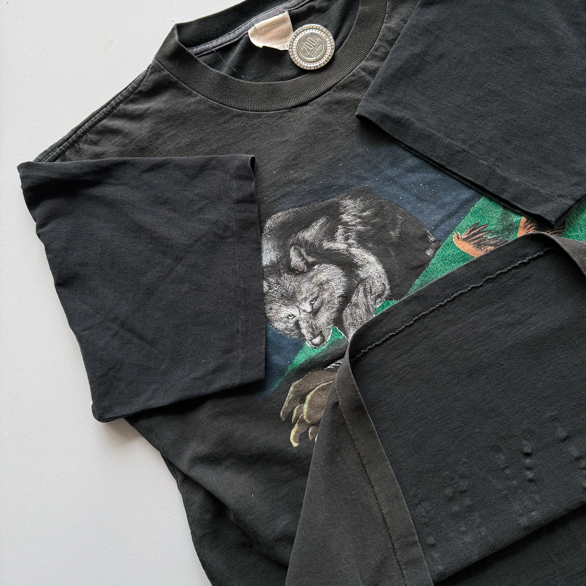 Vintage 1992 Great Smoky Mountains Wilderness Nature Tee