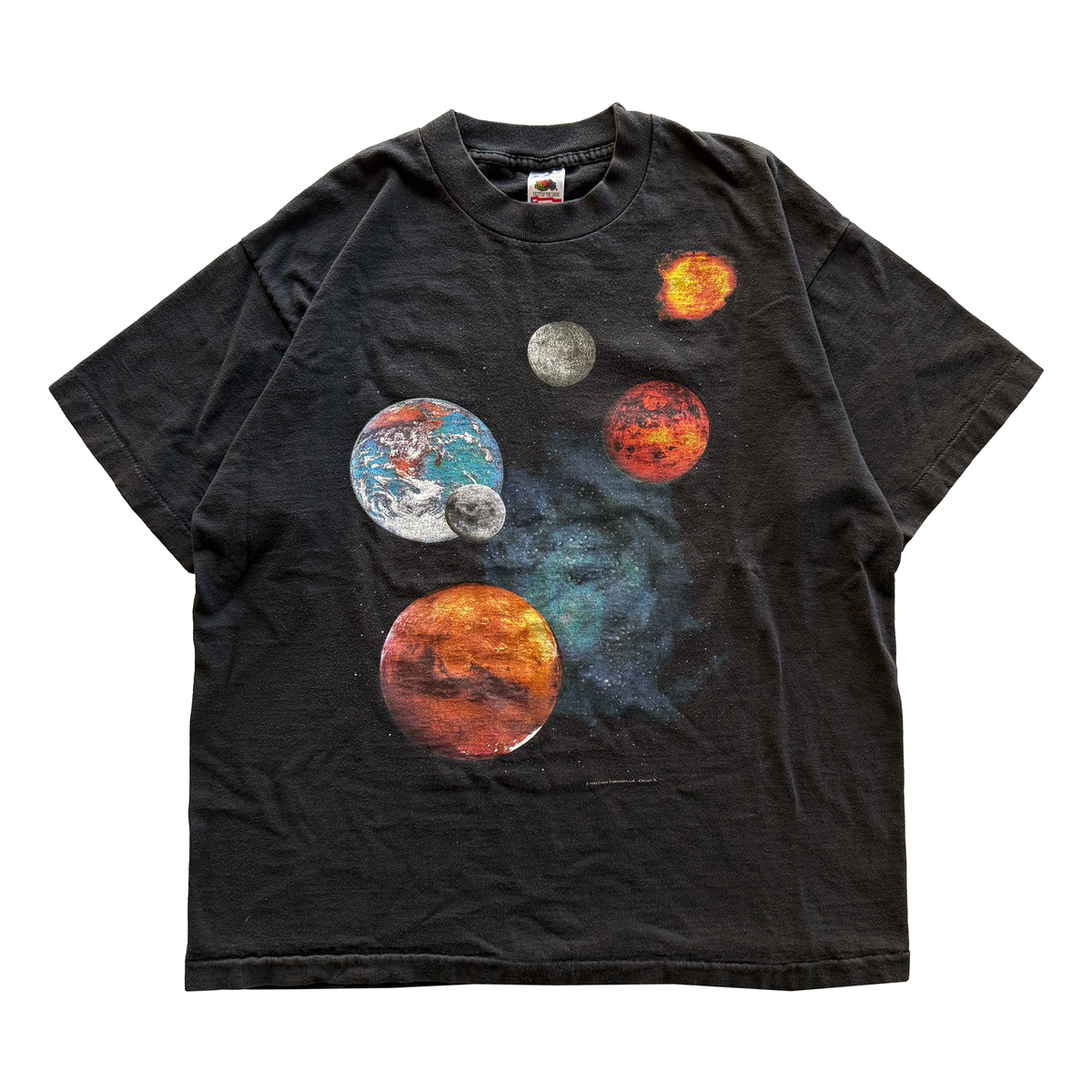 Vintage 1995 Solar System AOP Tee