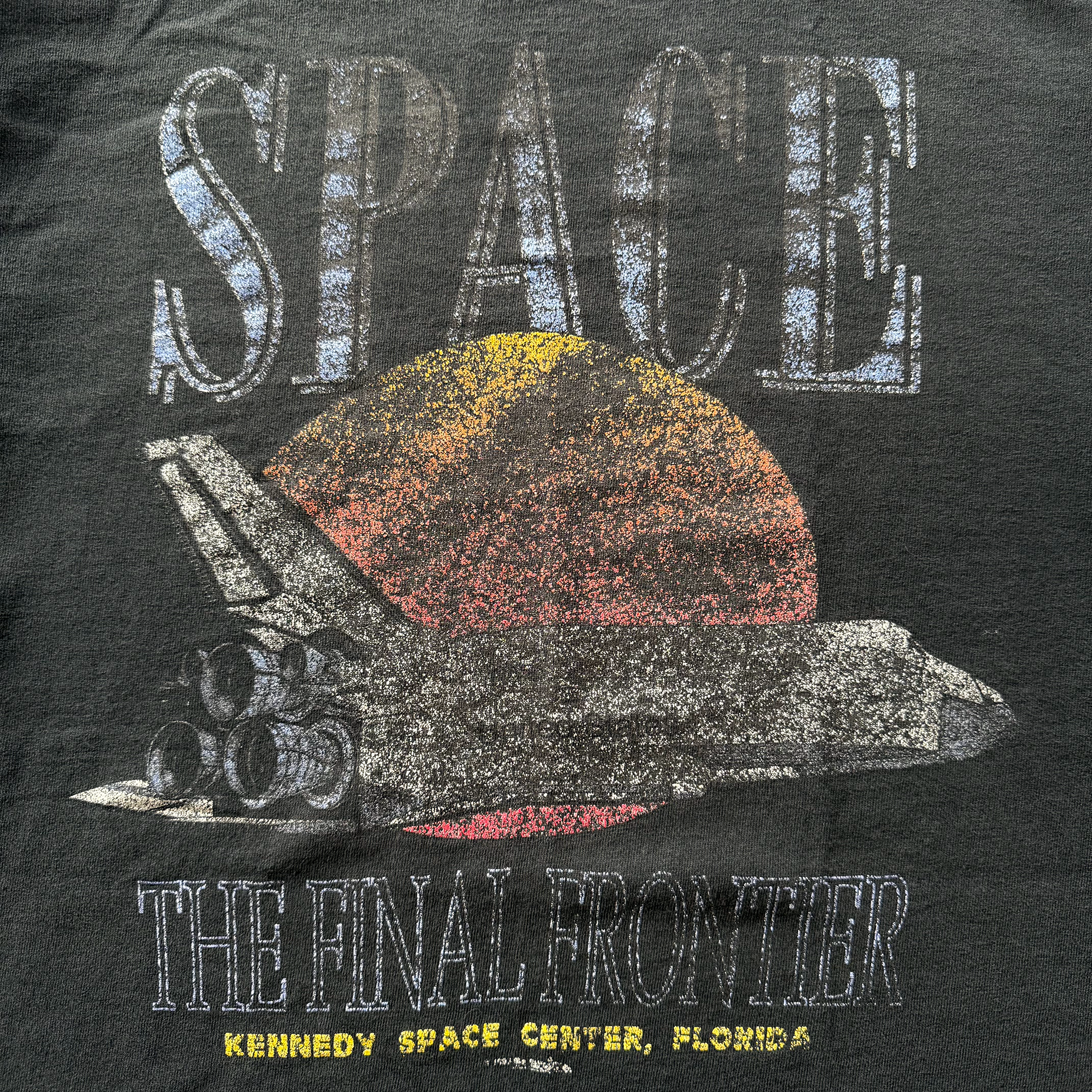 Vintage 1993 Vintage Kennedy Space Center "The Final Frontier" Tee