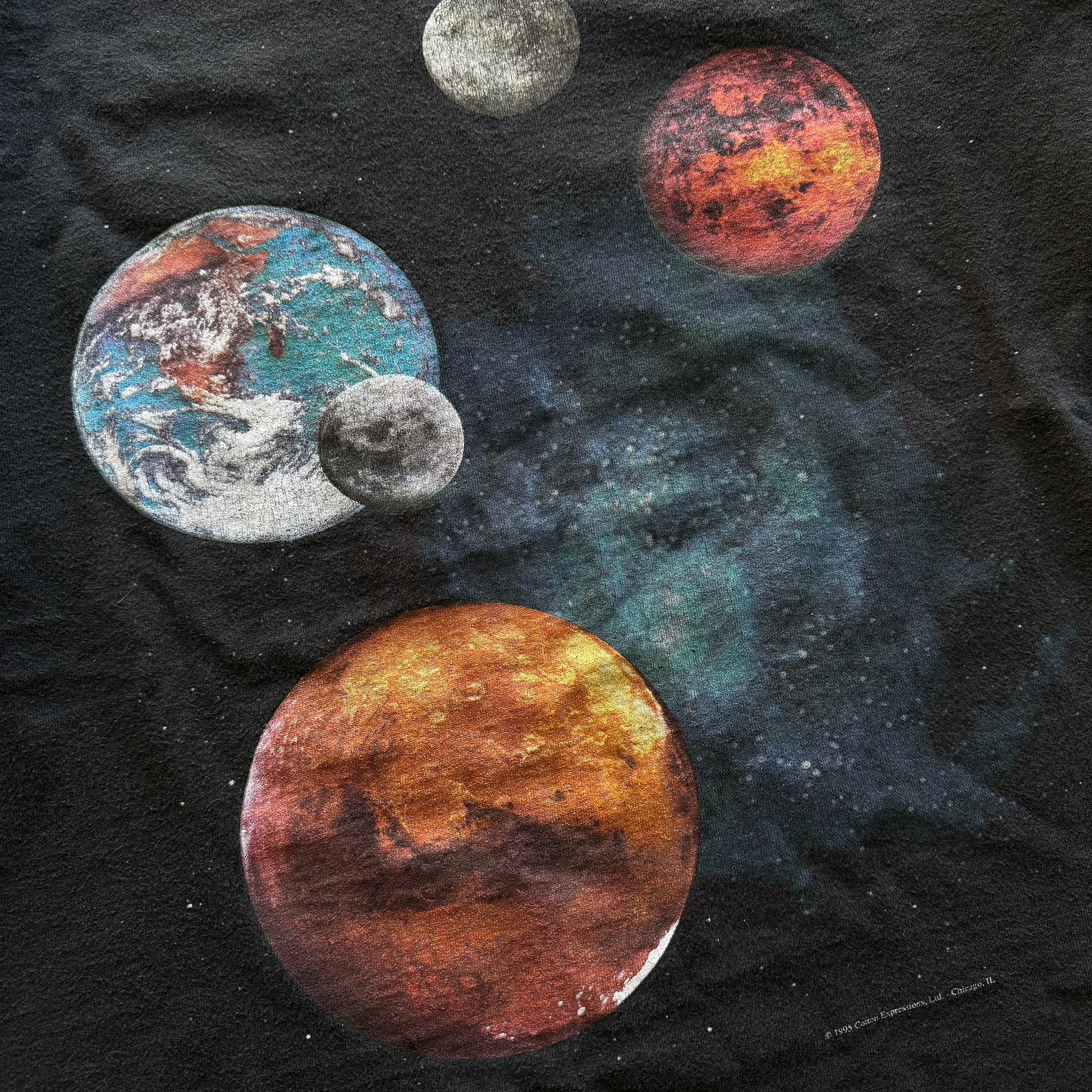 Vintage 1995 Solar System AOP Tee