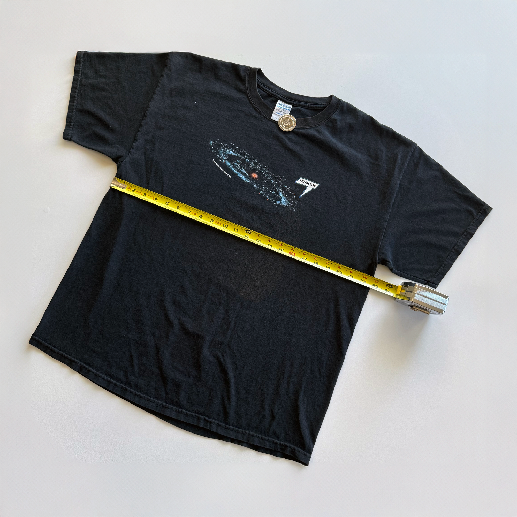 Vintage 2000s Y2K "You Are Here" Galaxy Tee