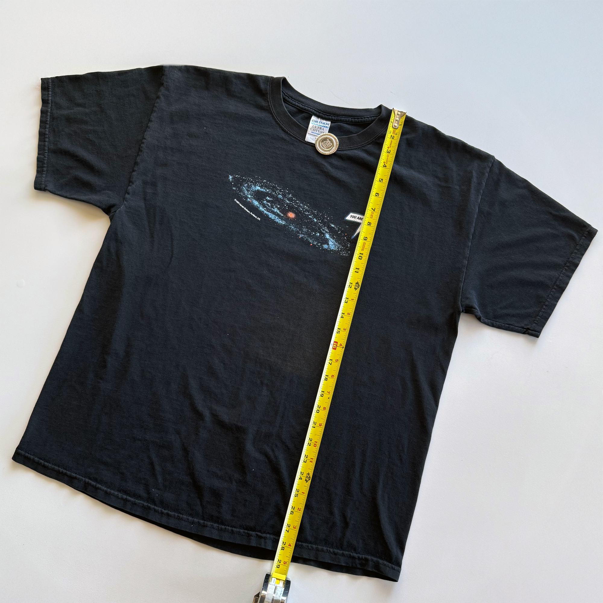 Vintage 2000s Y2K "You Are Here" Galaxy Tee