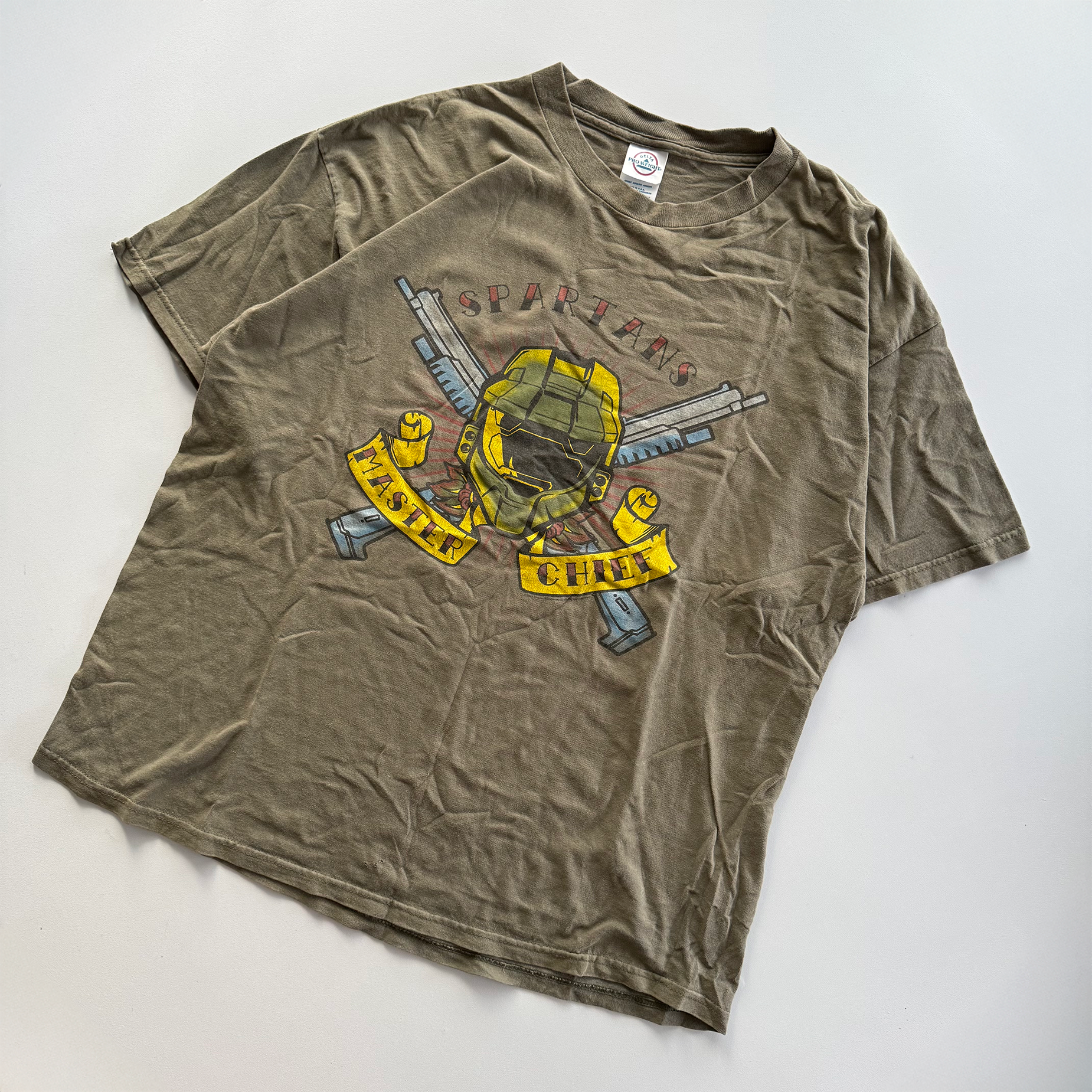 Vintage 2007 Halo 3 "Spartans" Master Chief Promo Tee (XL)