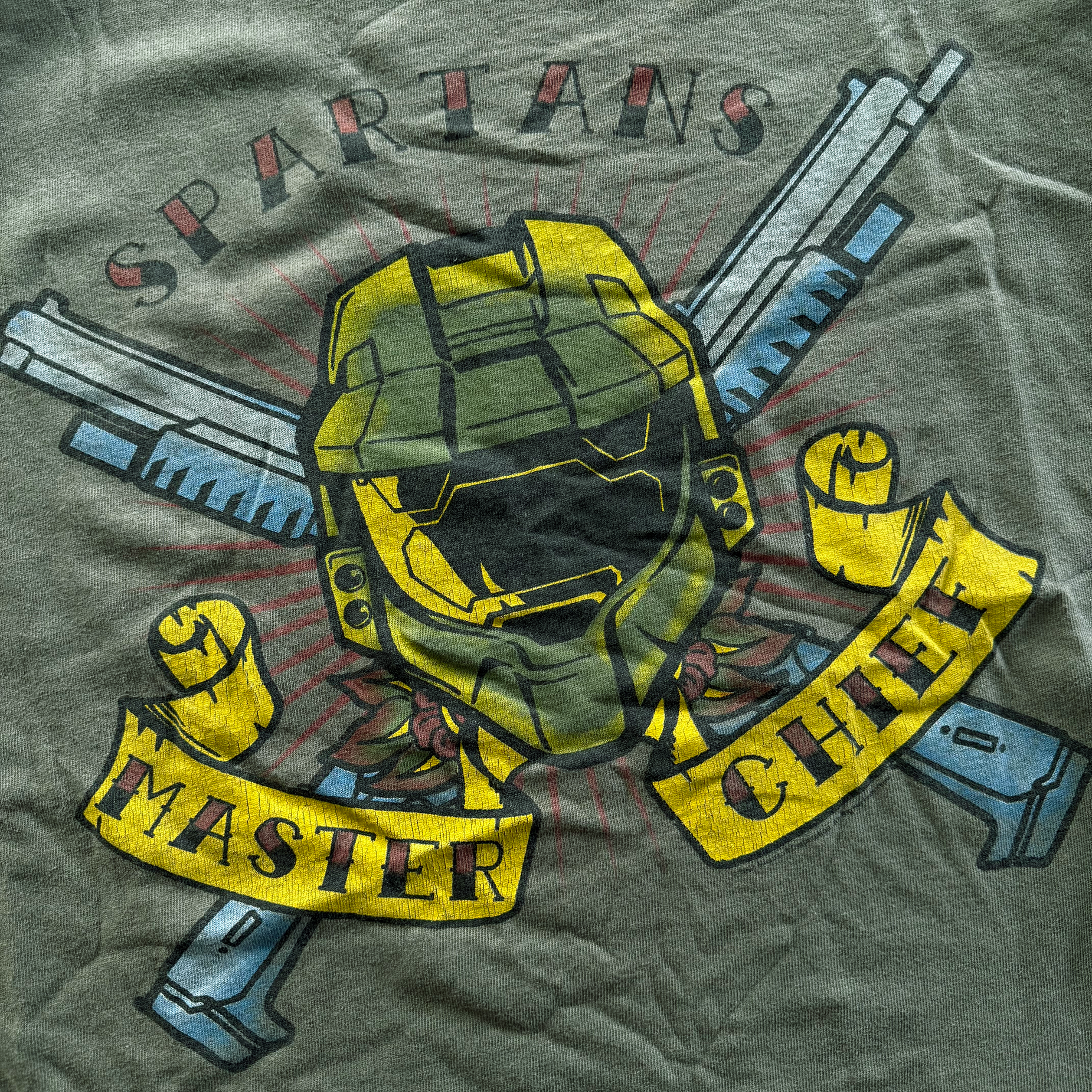 Vintage 2007 Halo 3 "Spartans" Master Chief Promo Tee (XL)