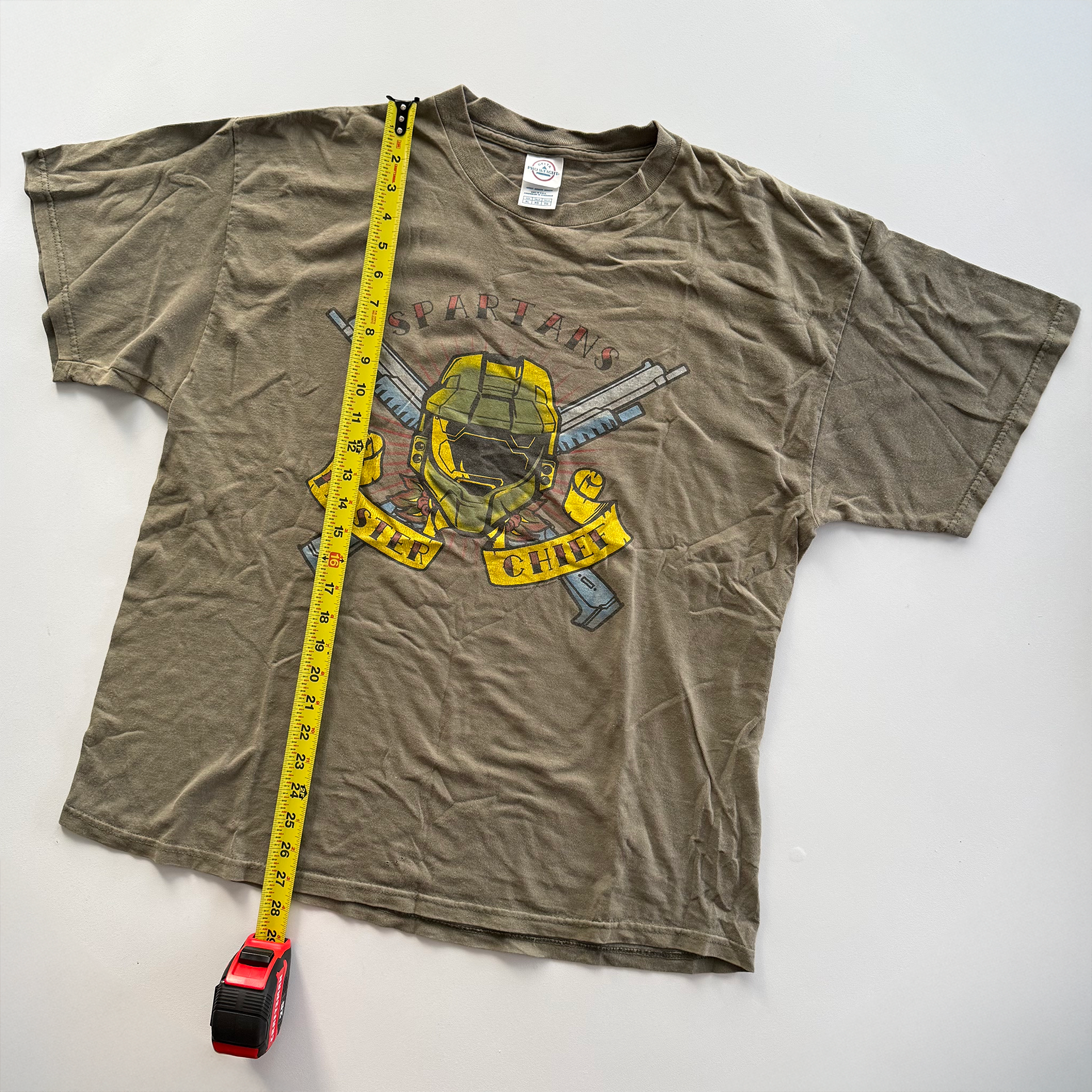 Vintage 2007 Halo 3 "Spartans" Master Chief Promo Tee (XL)