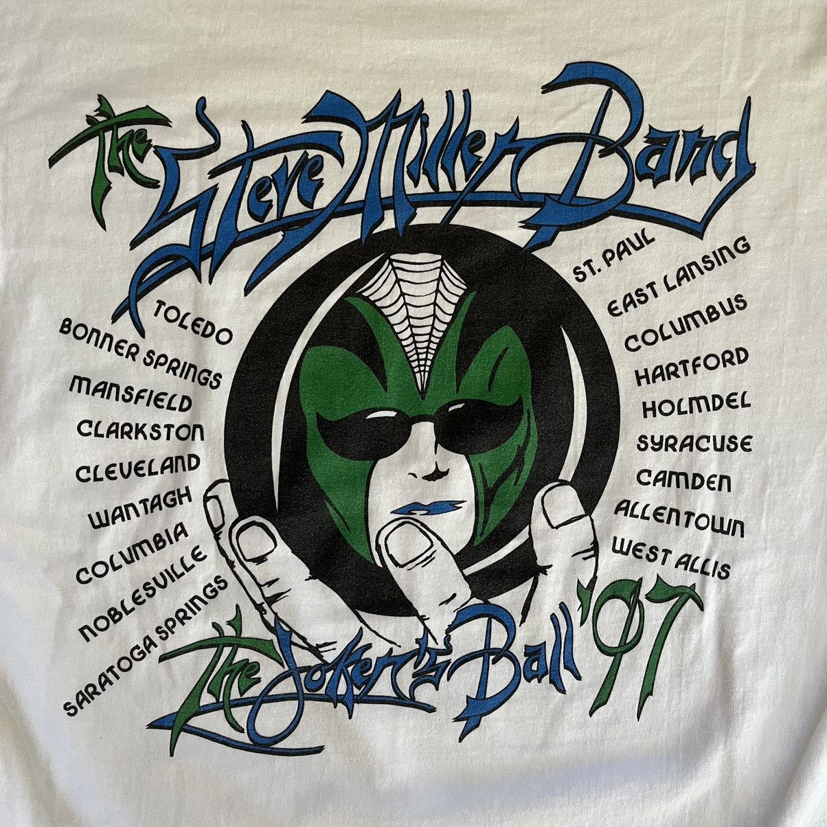 Vintage 1997 Steve Miller Band "The Joker's Ball" Tour Tee