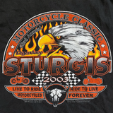 Vintage 2003 Sturgis Motorcycle Rally Tee