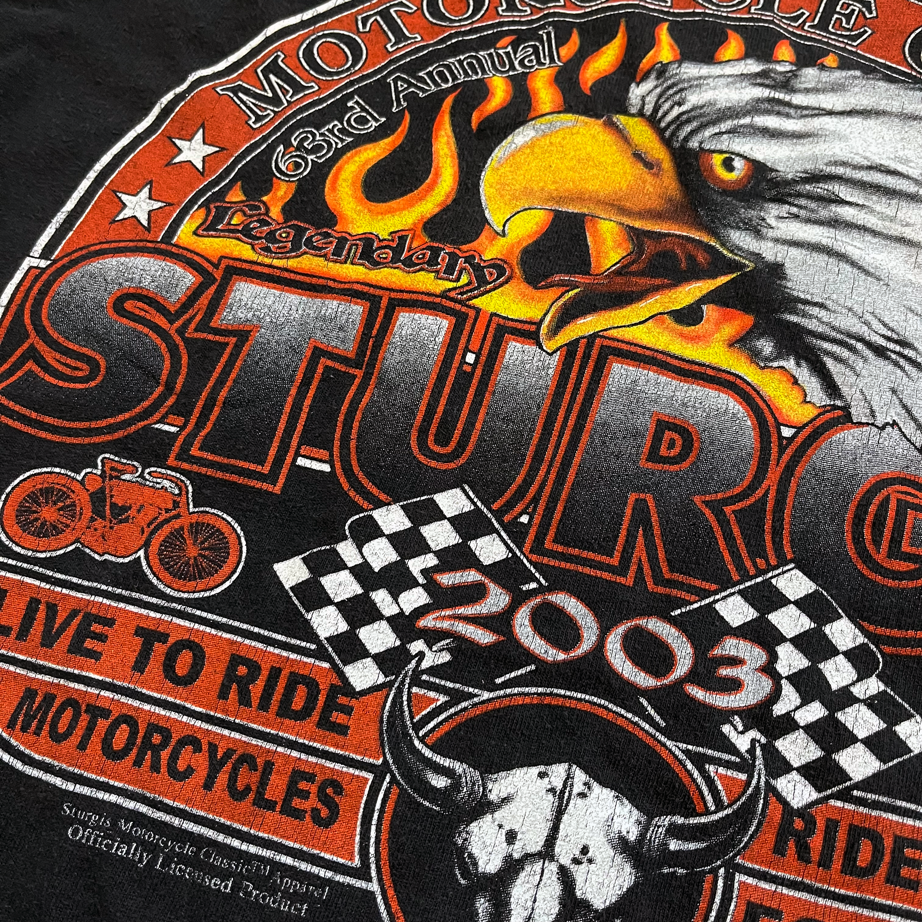 Vintage 2003 Sturgis Motorcycle Rally Tee