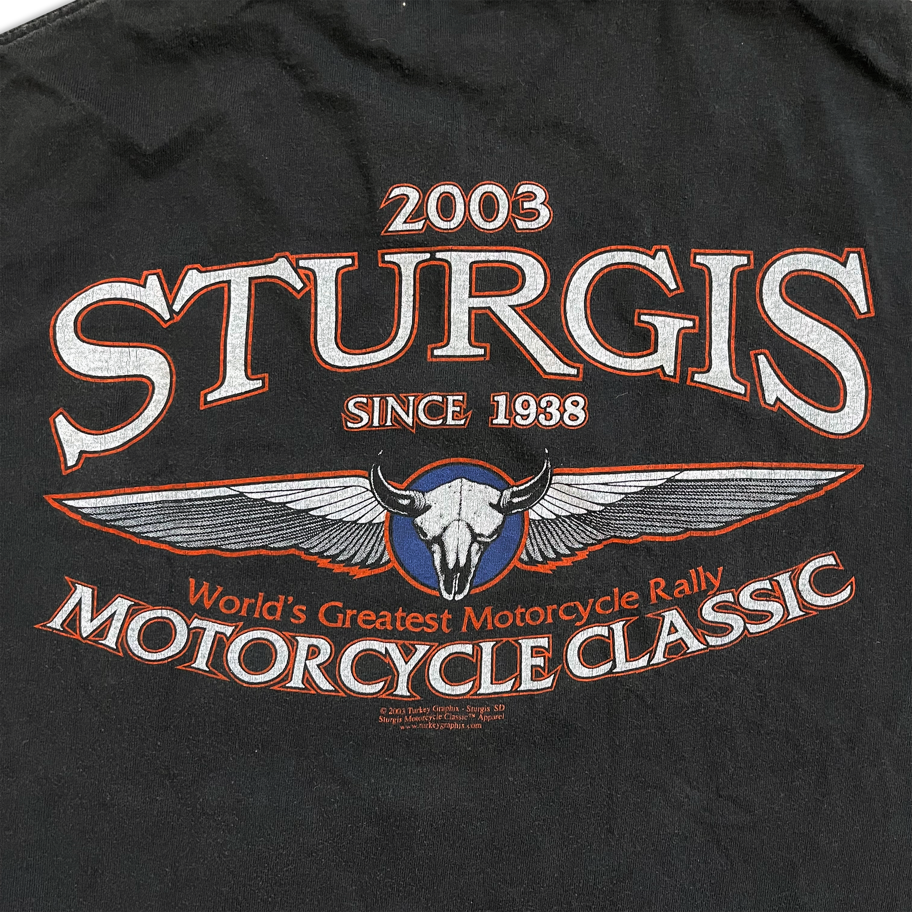Vintage 2003 Sturgis Motorcycle Rally Tee
